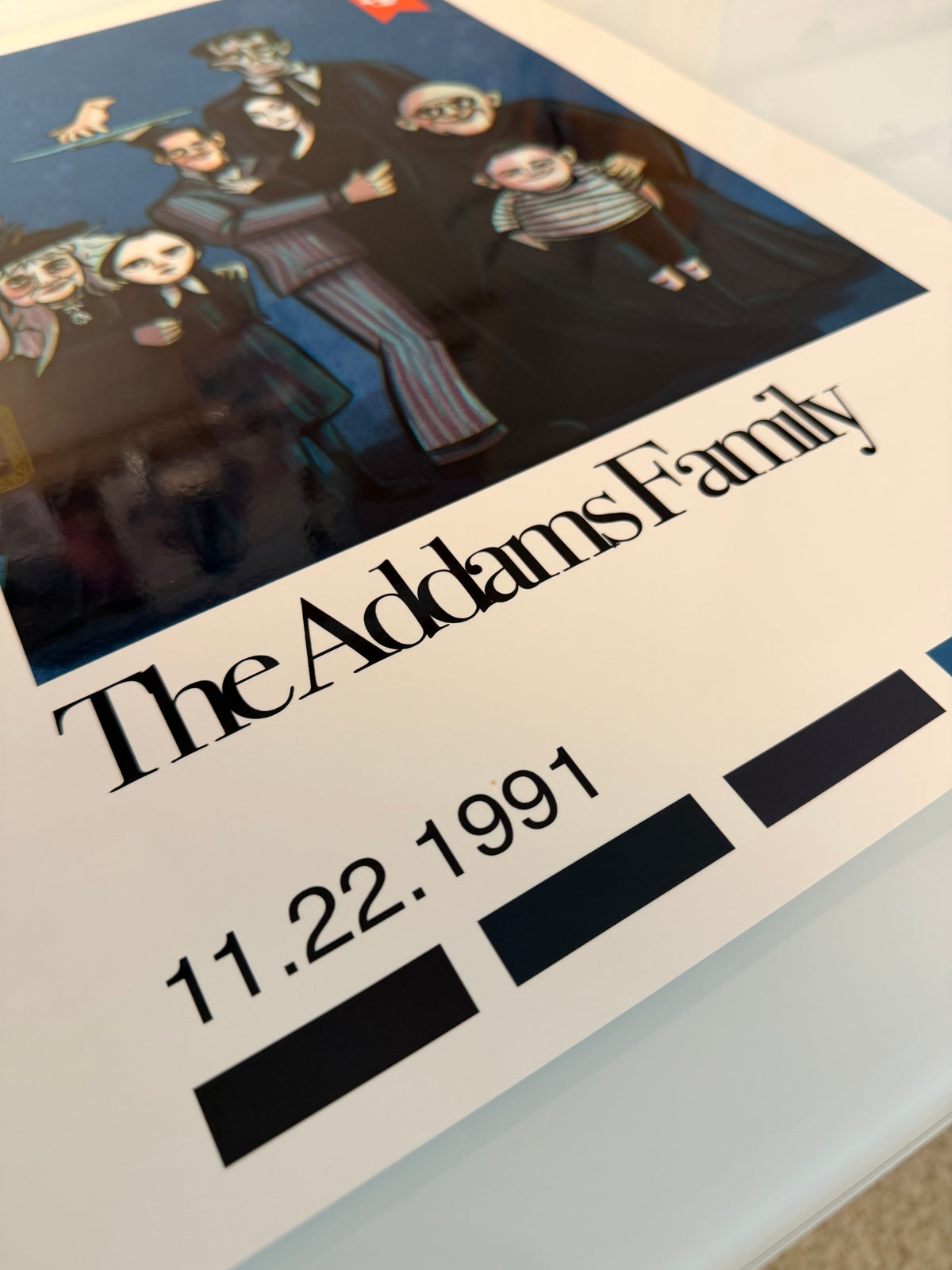 Addam’s Family illustration Poster Wall Art