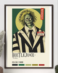 Beetle Juice Movie Poster Wall Art