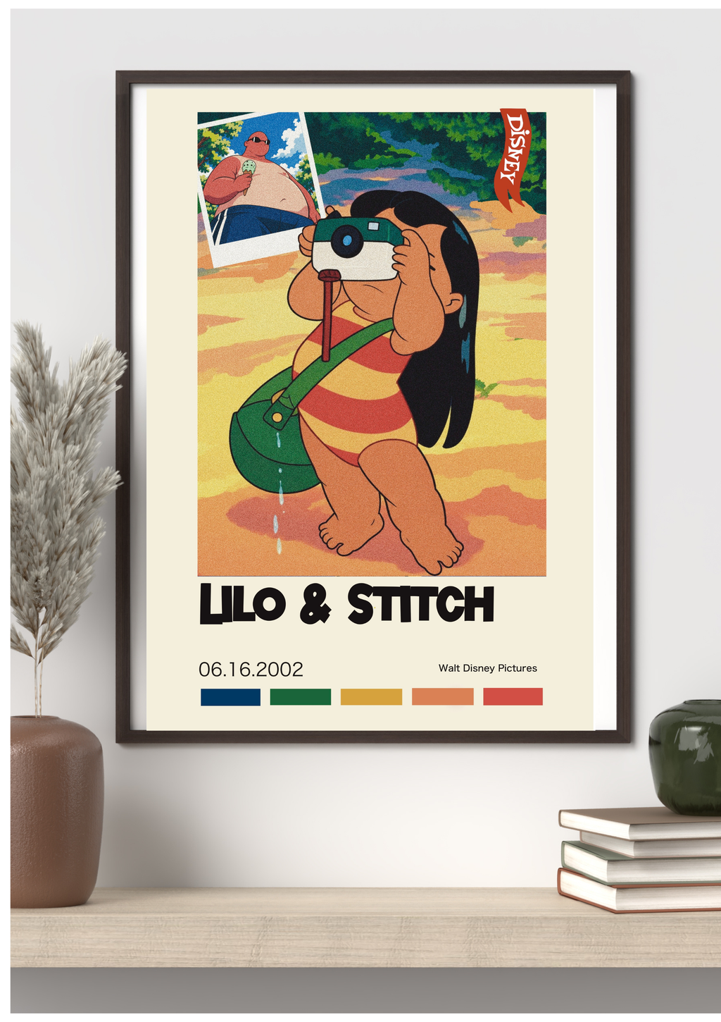 Lilo And Stitch, Disney Wall Art Print
