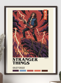 Stranger Things Eddie Munson UpsideDown Poster Art Wall season 4 Netflix (Copy)