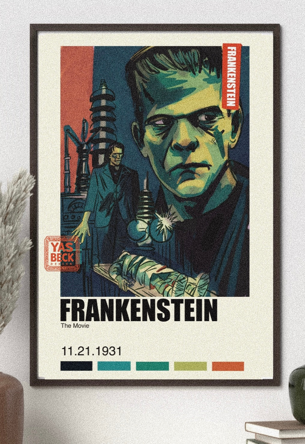 Frankenstein Movie 1931 Poster Wall Art