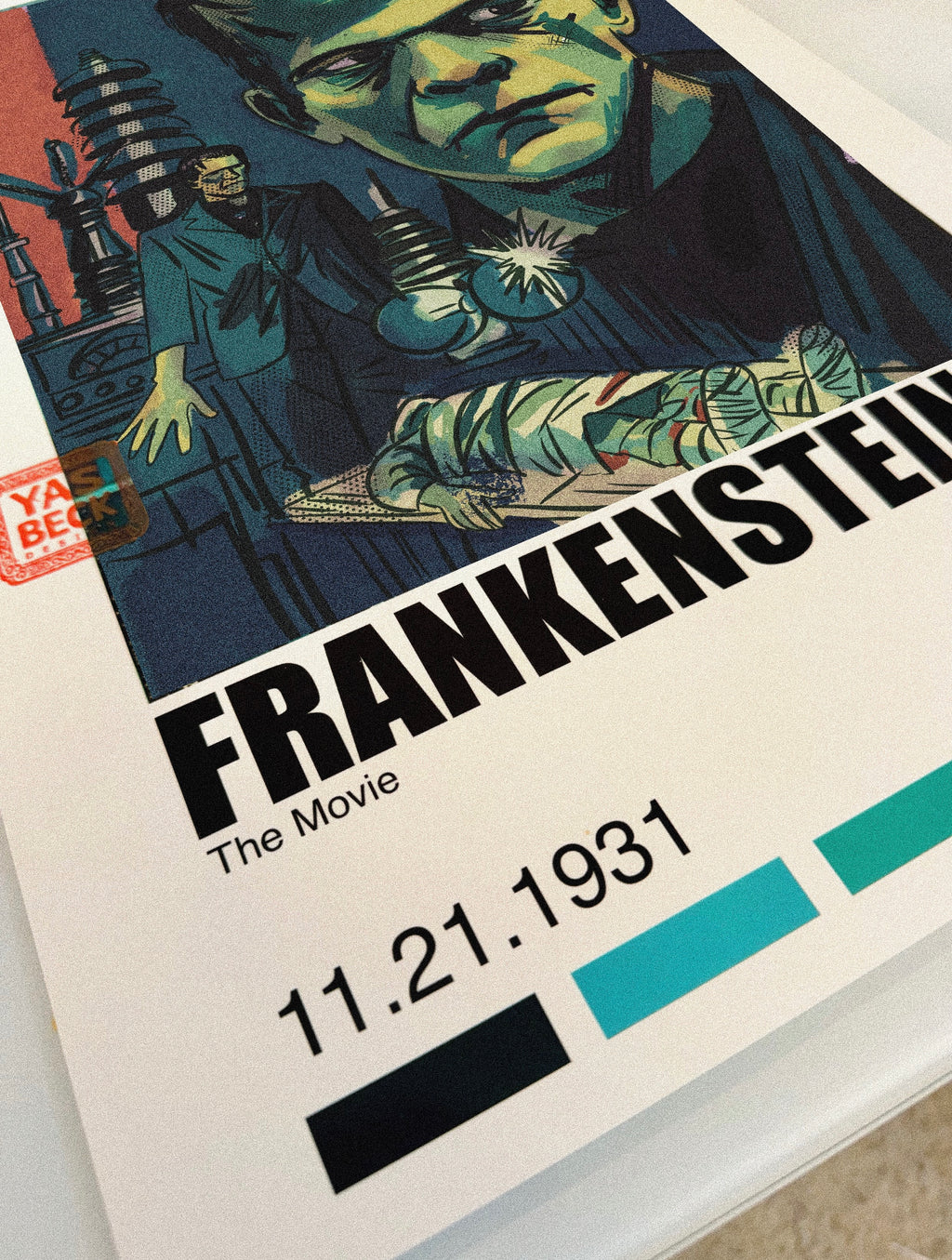 Frankenstein Movie 1931 Poster Wall Art
