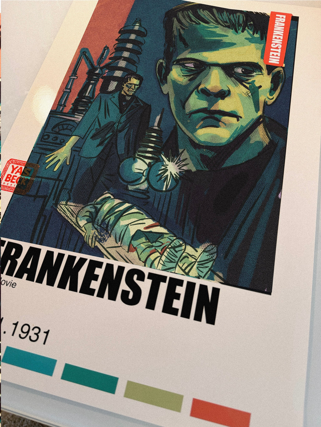 Frankenstein Movie 1931 Poster Wall Art