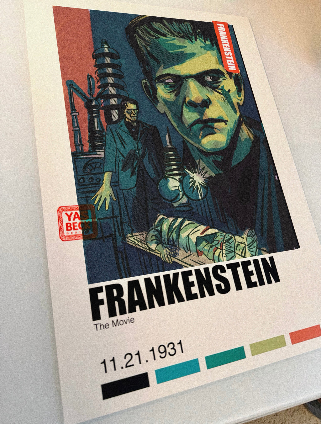 Frankenstein Movie 1931 Poster Wall Art