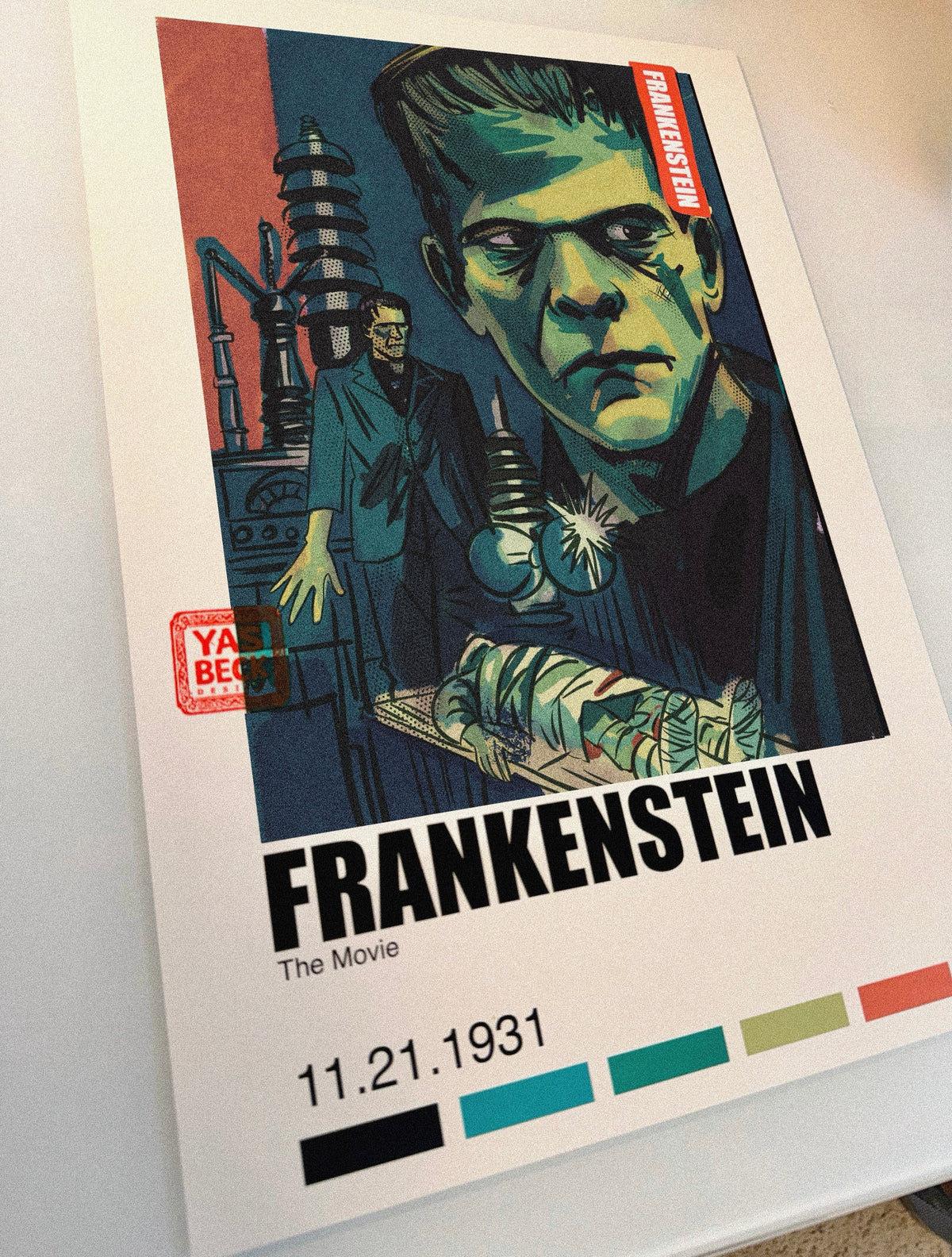 Frankenstein Movie 1931 Poster Wall Art