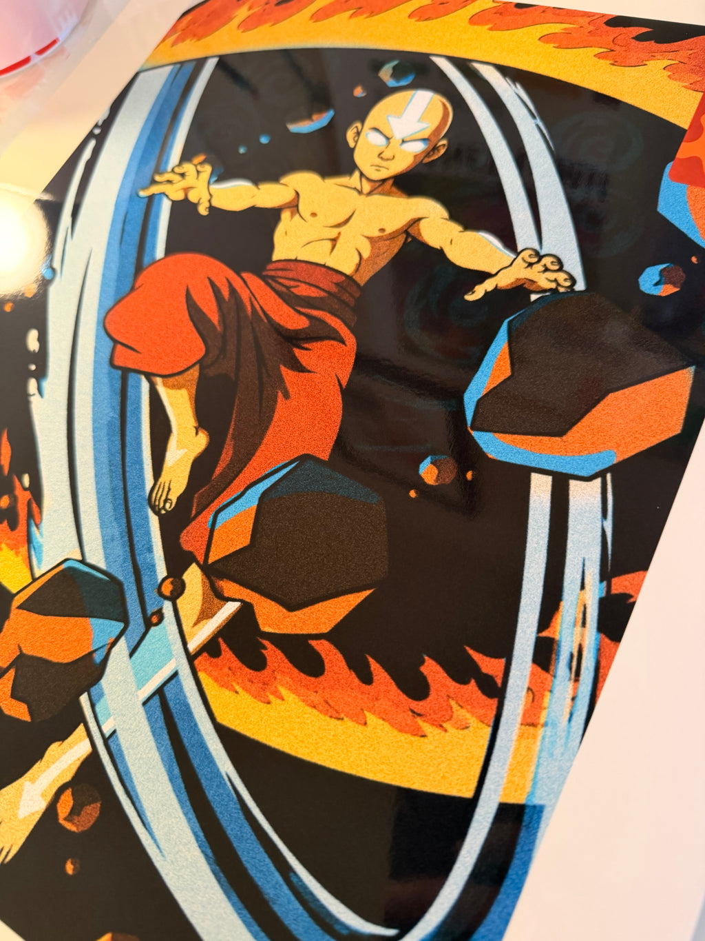 Avatar Poster, The Last Airbender Retro Art Print in Two Sizes