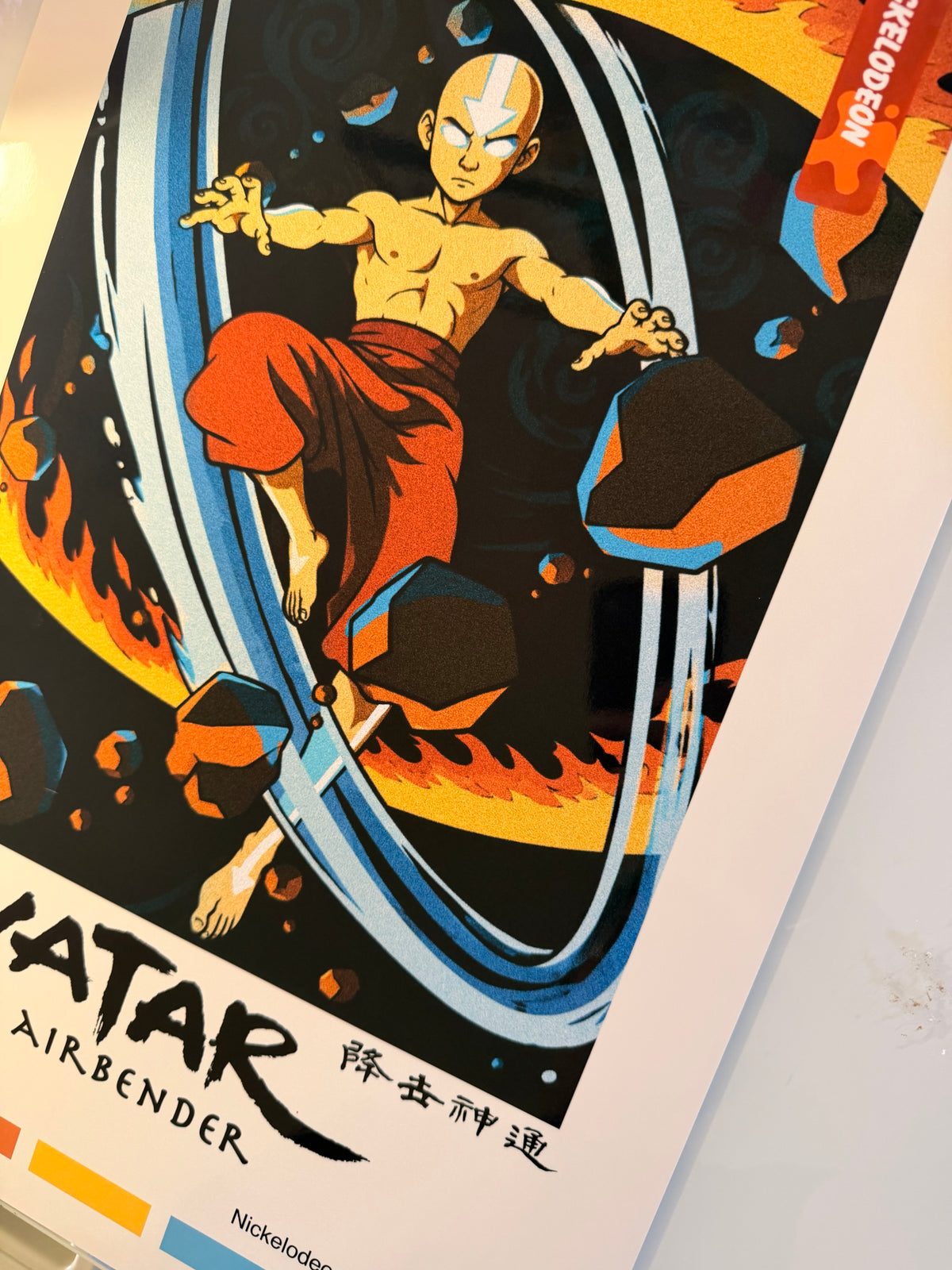 Avatar Poster, The Last Airbender Retro Art Print in Two Sizes