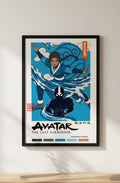 Avatar Poster, The Last Airbender Art Featuring Katara & Aang