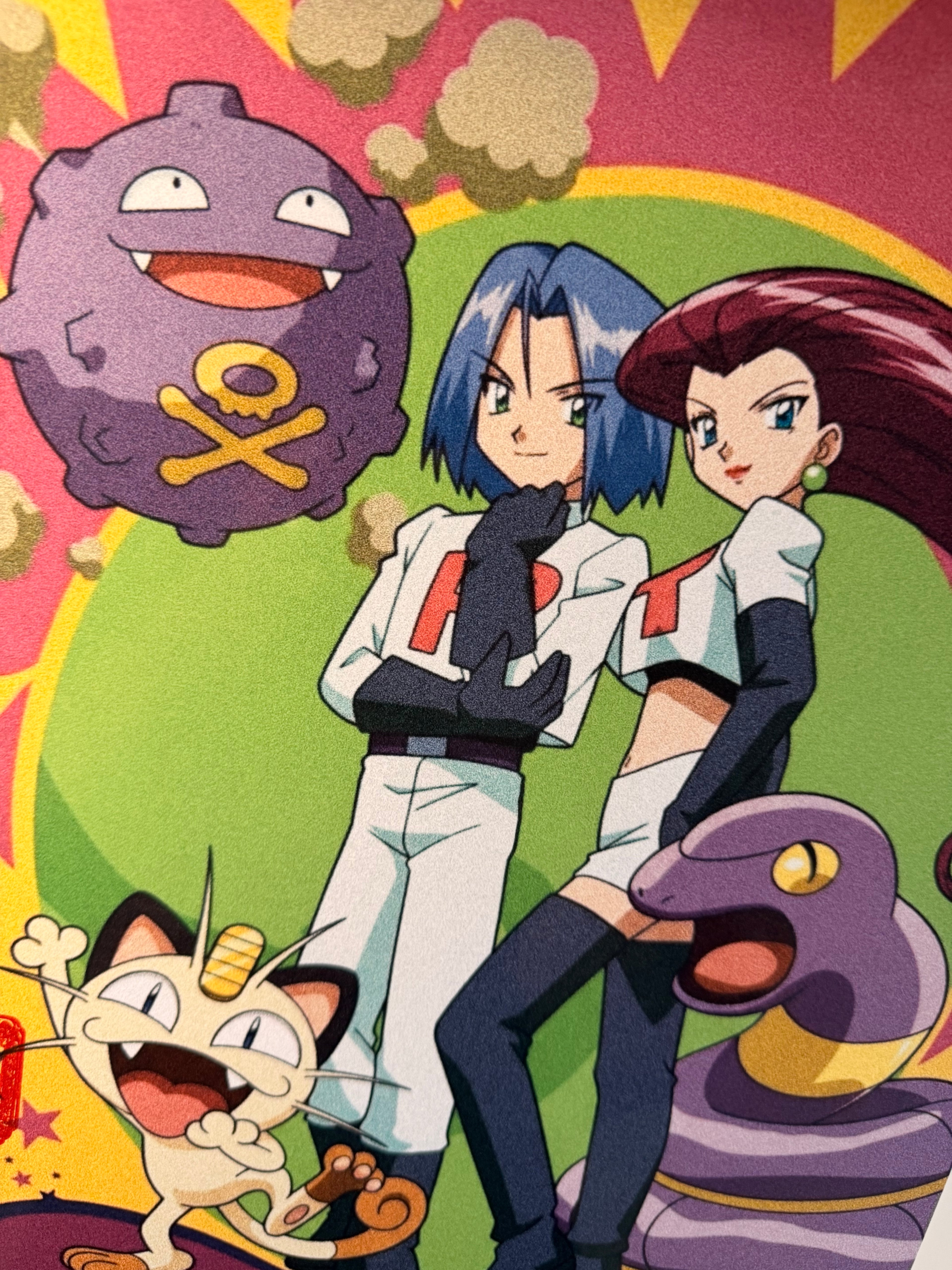 Pokémon Poster Team Rocket Retro Art Print | Vintage Anime Wall Decor