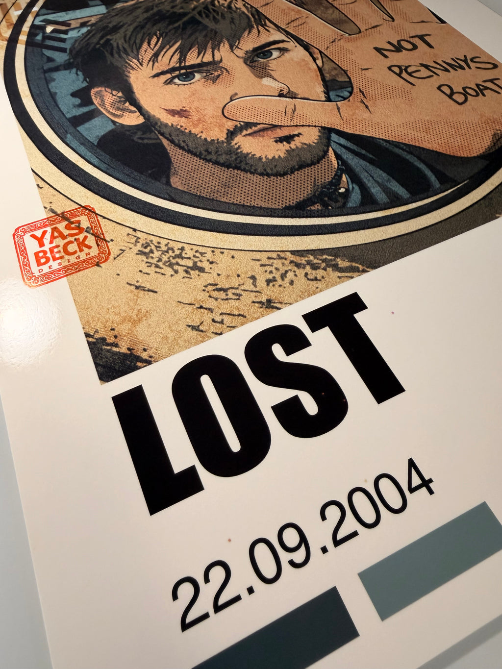 Lost Poster | Charlie Not Penny’s Boat Print | Vintage TV Show Wall Art