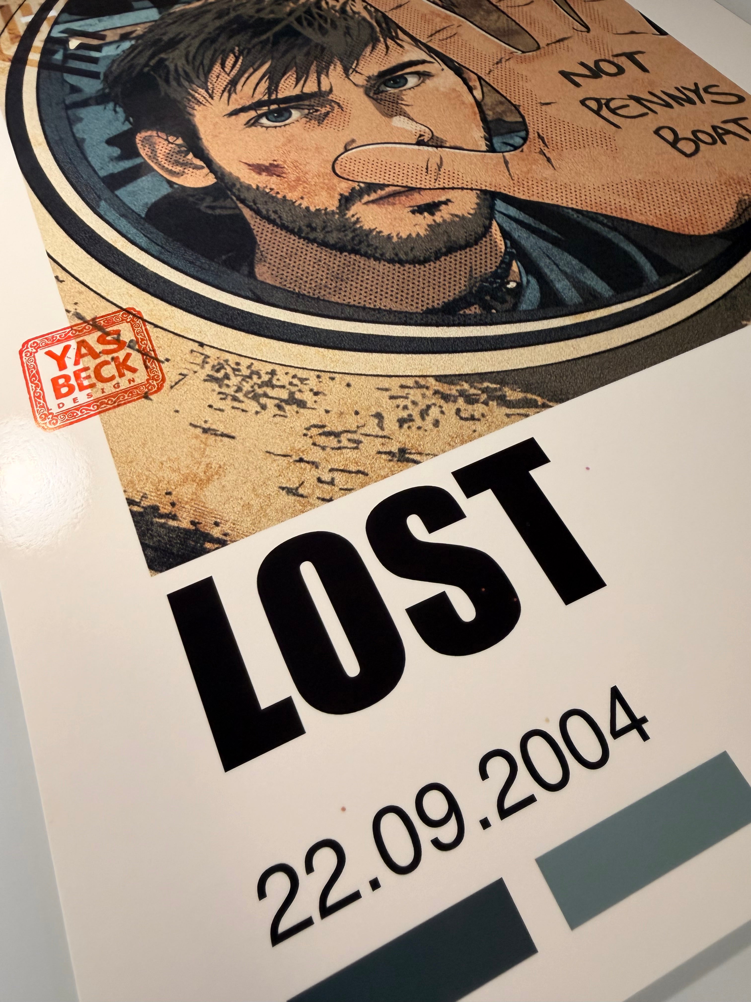 Lost Poster | Charlie Not Penny’s Boat Print | Vintage TV Show Wall Art
