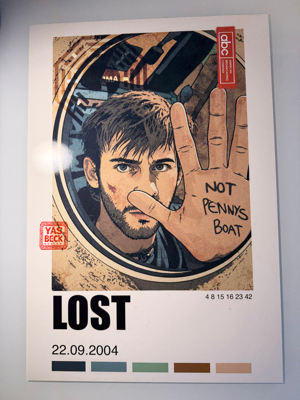 Lost Poster | Charlie Not Penny’s Boat Print | Vintage TV Show Wall Art
