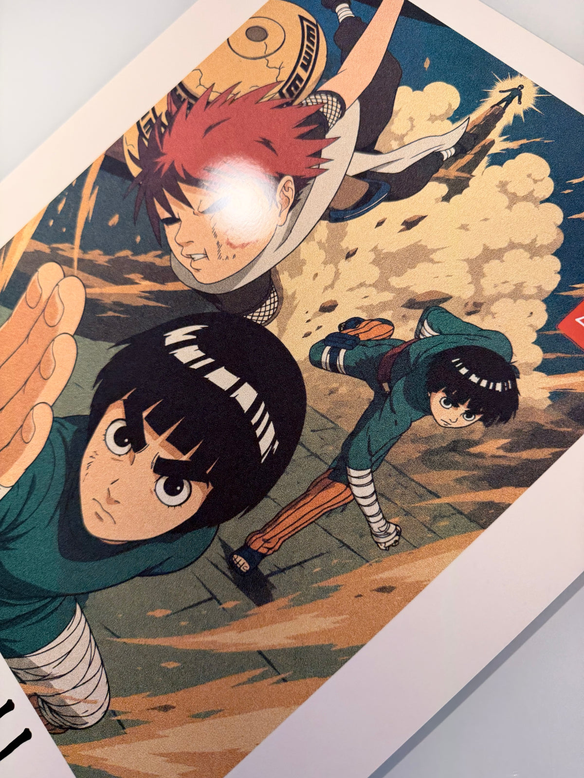Naruto Episode 48 Vintage Anime Poster | Rock Lee, Gaara & Naruto Art Print | Japanese-Inspired Wall Art