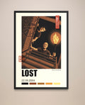 Lost Poster | Vintage TV Series Art Print Featuring John Locke & Jack