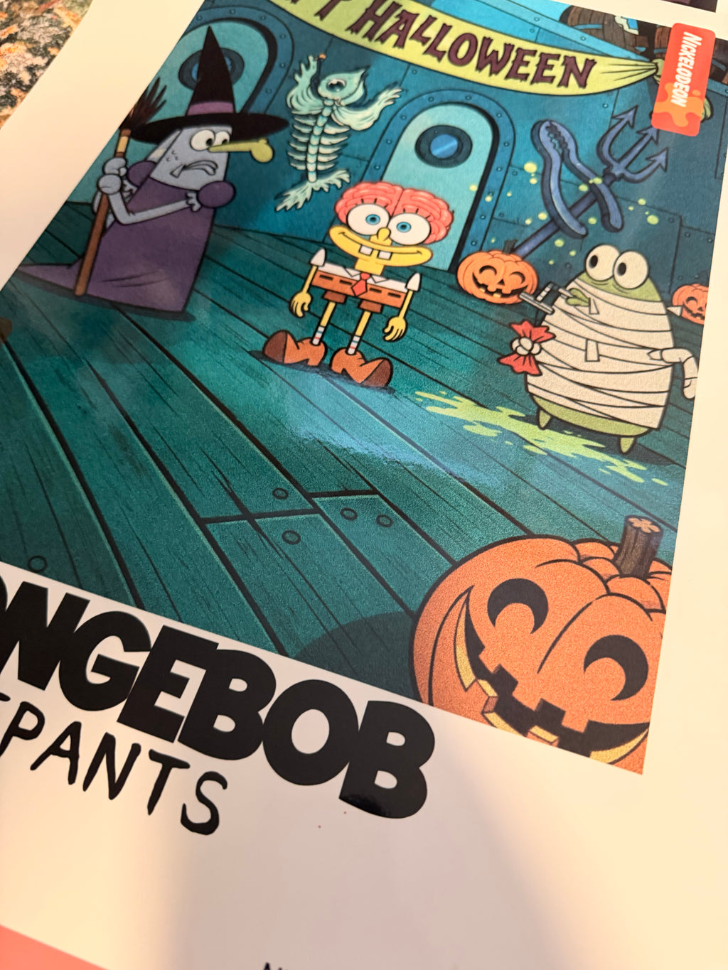 SpongeBob SquarePants Halloween Classic Poster Art Wall