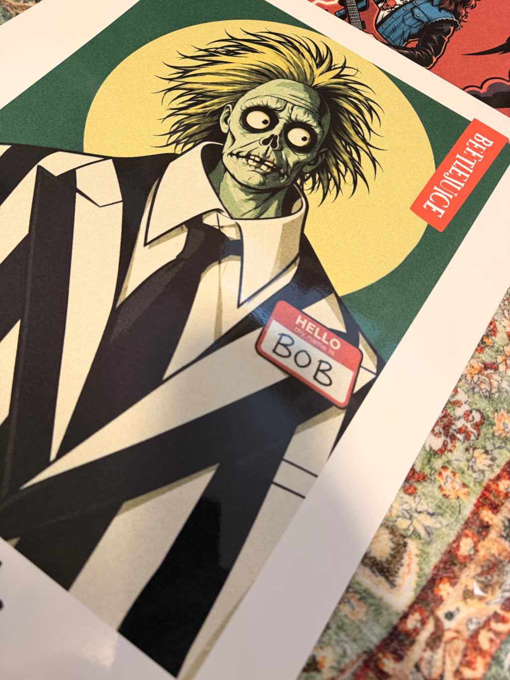 Beetle Juice Movie Poster Wall Art