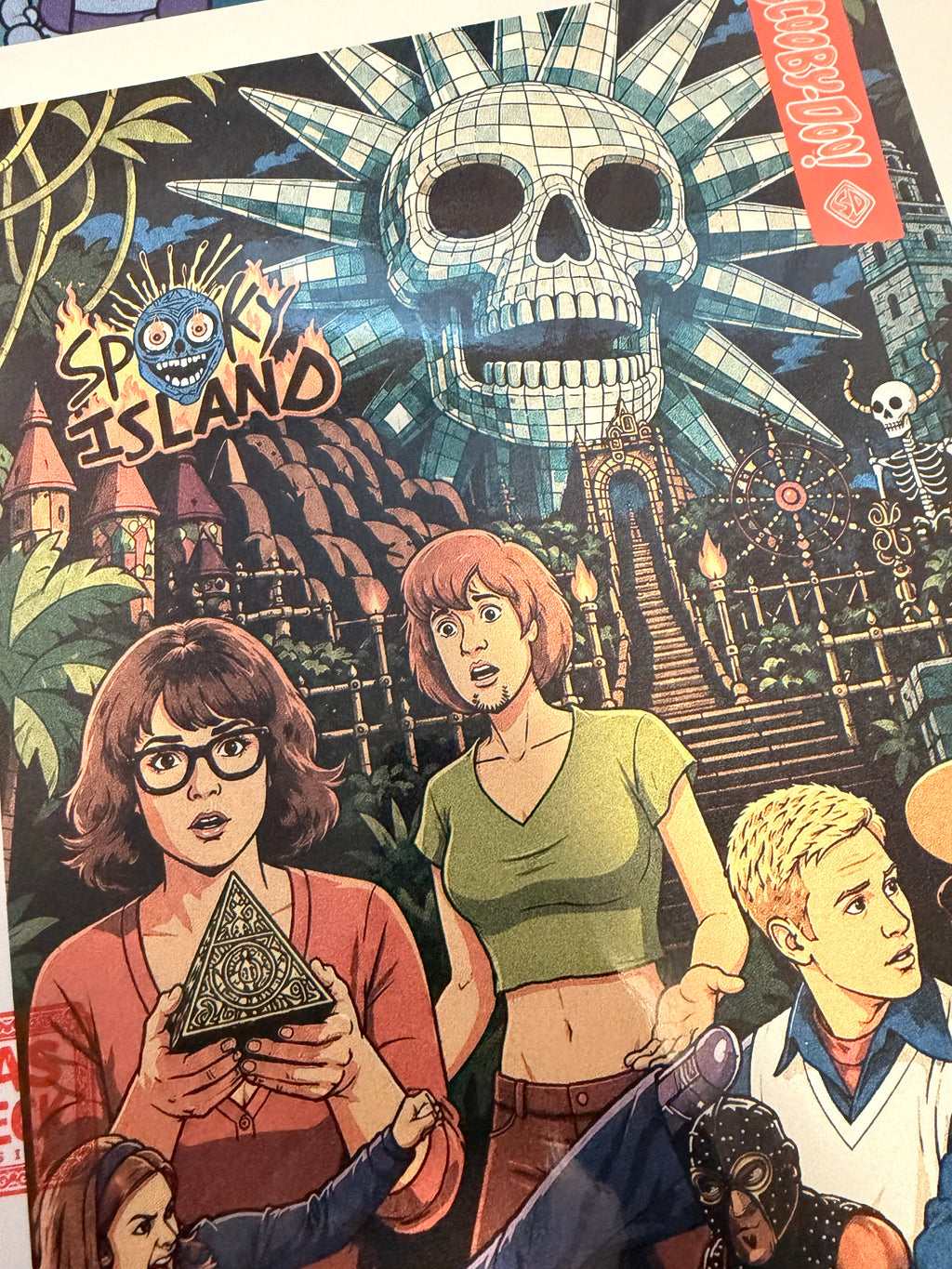 Scooby-Doo Movie Poster 2002 Art Wall Velma Daphne Fred Spooky Island