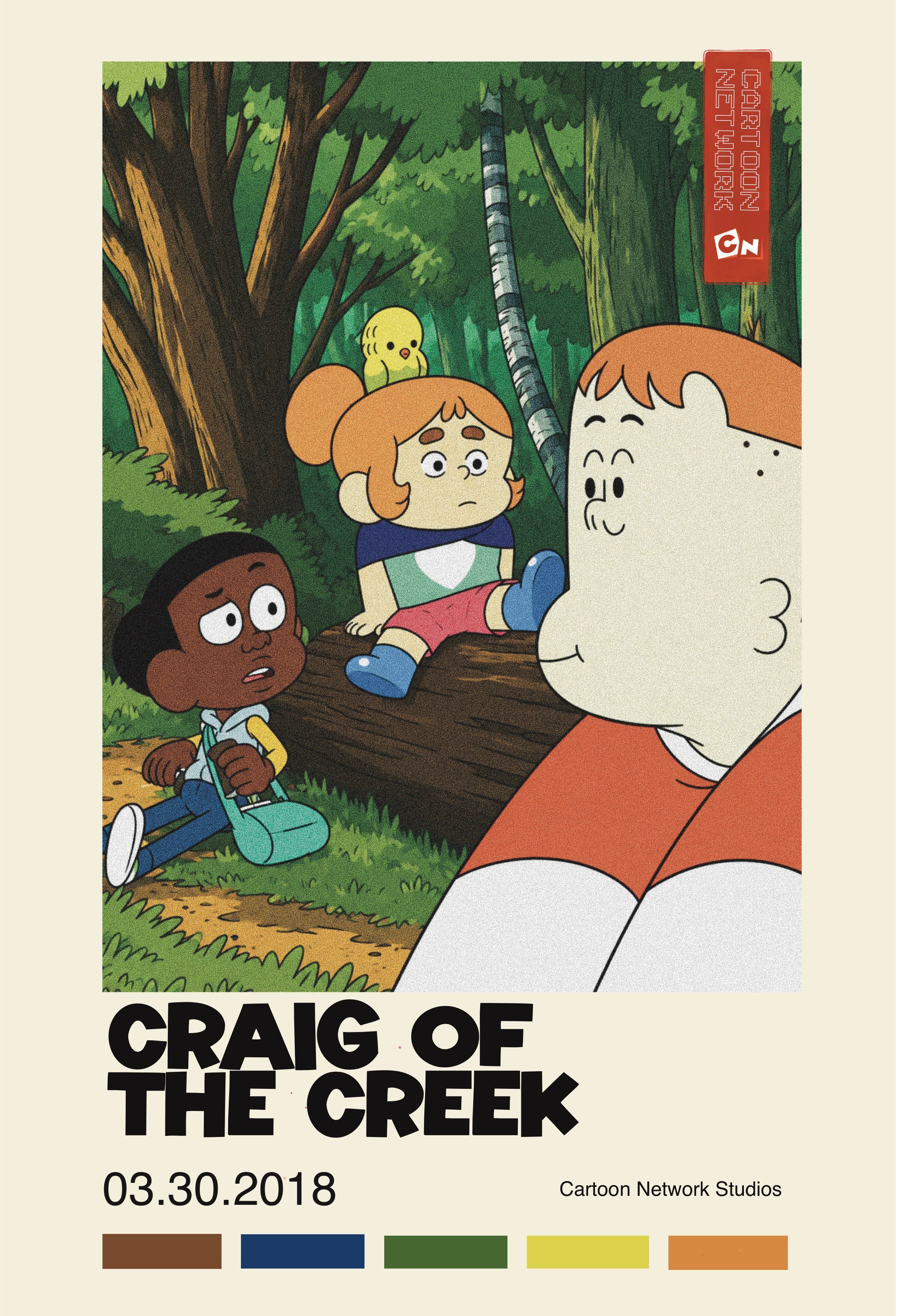 Craig of the Creek Classic Poster, Vintage Cartoon Wall Art Print
