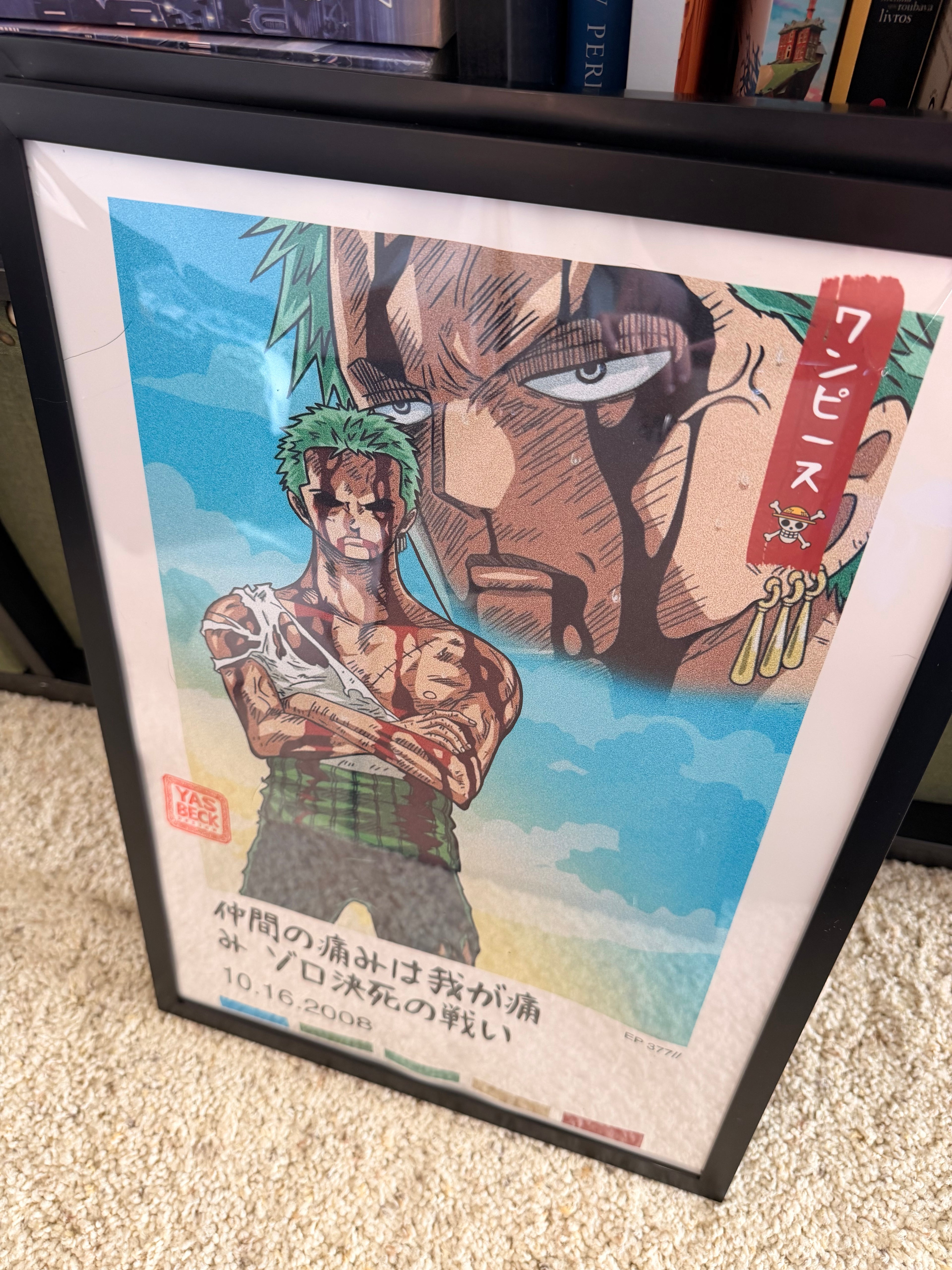 One Piece Wall Art Set, Iconic Anime Posters Featuring Zoro, Nami, and Luffy