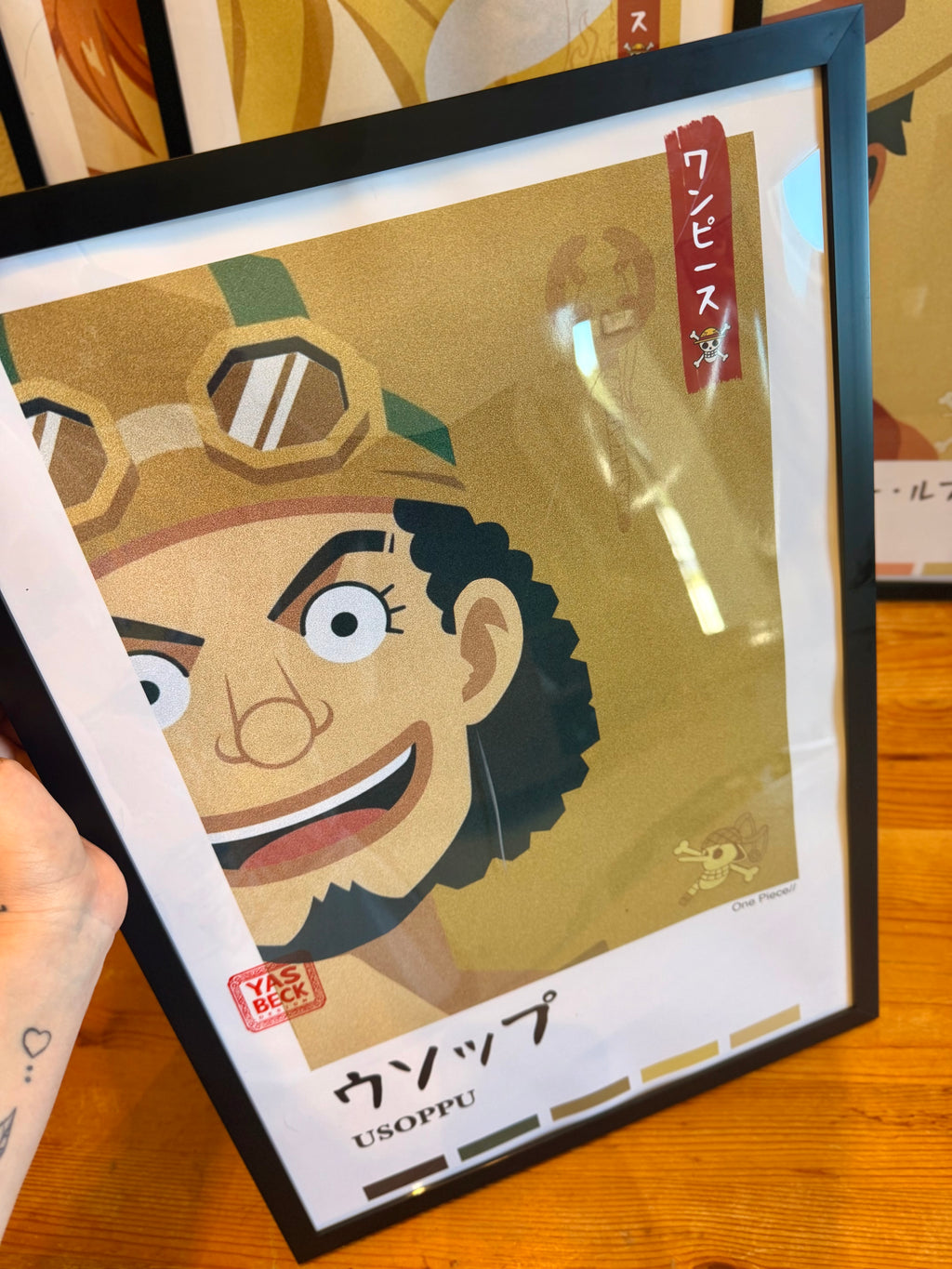 One Piece Usopp Poster, Anime Wall Art Print in Two Sizes