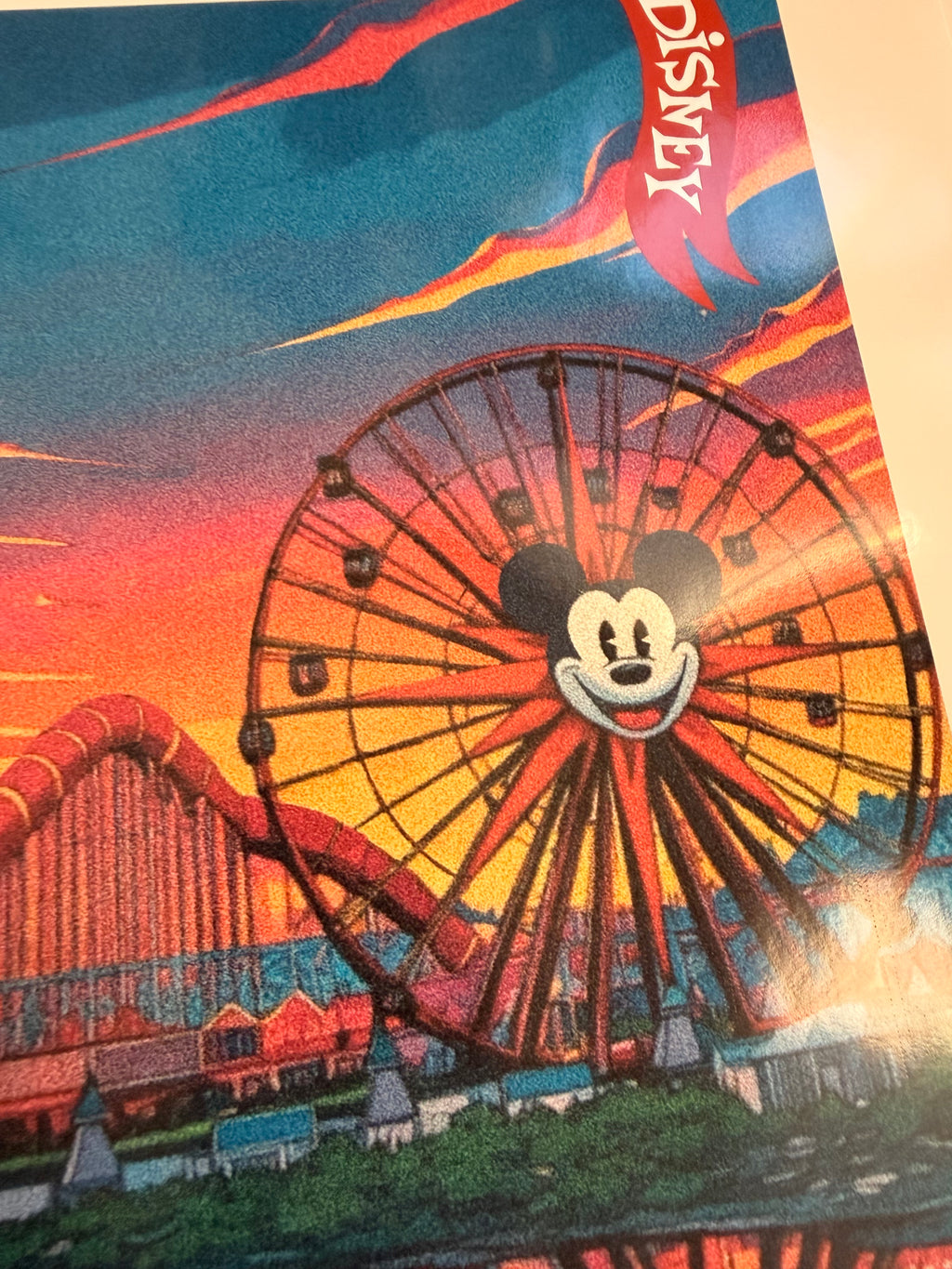 Pixar Pal-A-Round Poster, Disney California Adventure Wall Art Print