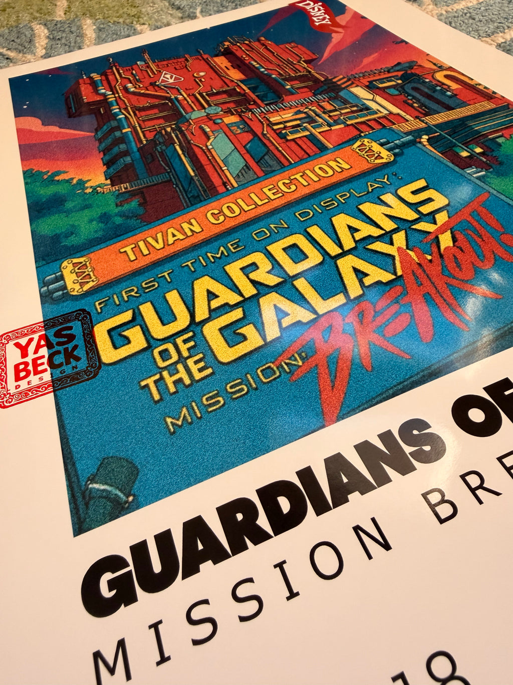 Guardians of the Galaxy Poster - Colorful California Adventure Fan Art Print