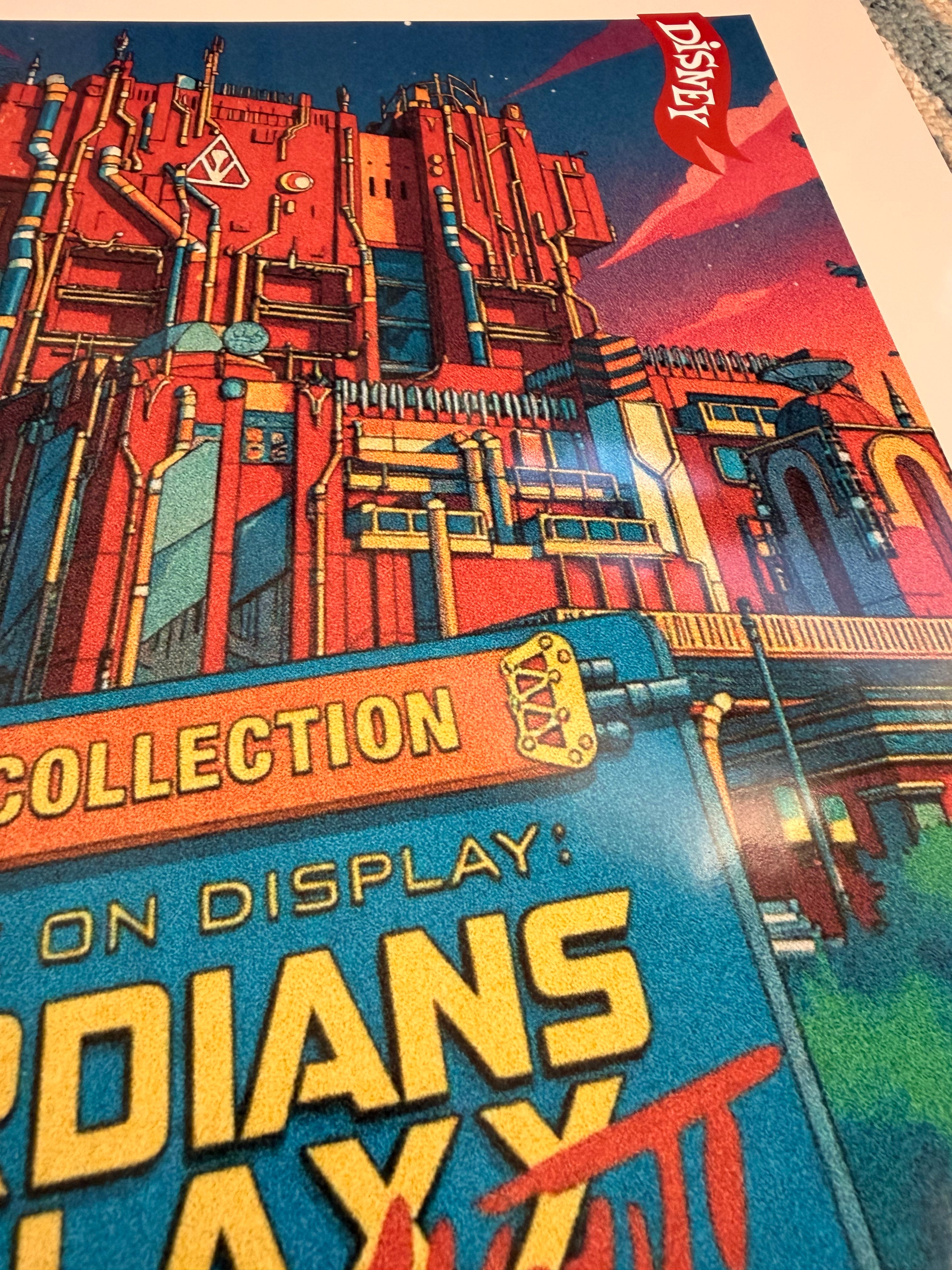 Guardians of the Galaxy Poster - Colorful California Adventure Fan Art Print