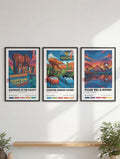 Theme Park Wall Art Poster Set - Disney California Adventure Prints