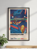Disneyland Tomorrowland Poster - Colorful Wall Art Print for Disney Fans