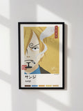 One Piece Poster of Sanji | Anime Wall Art Print | Collector's Edition
