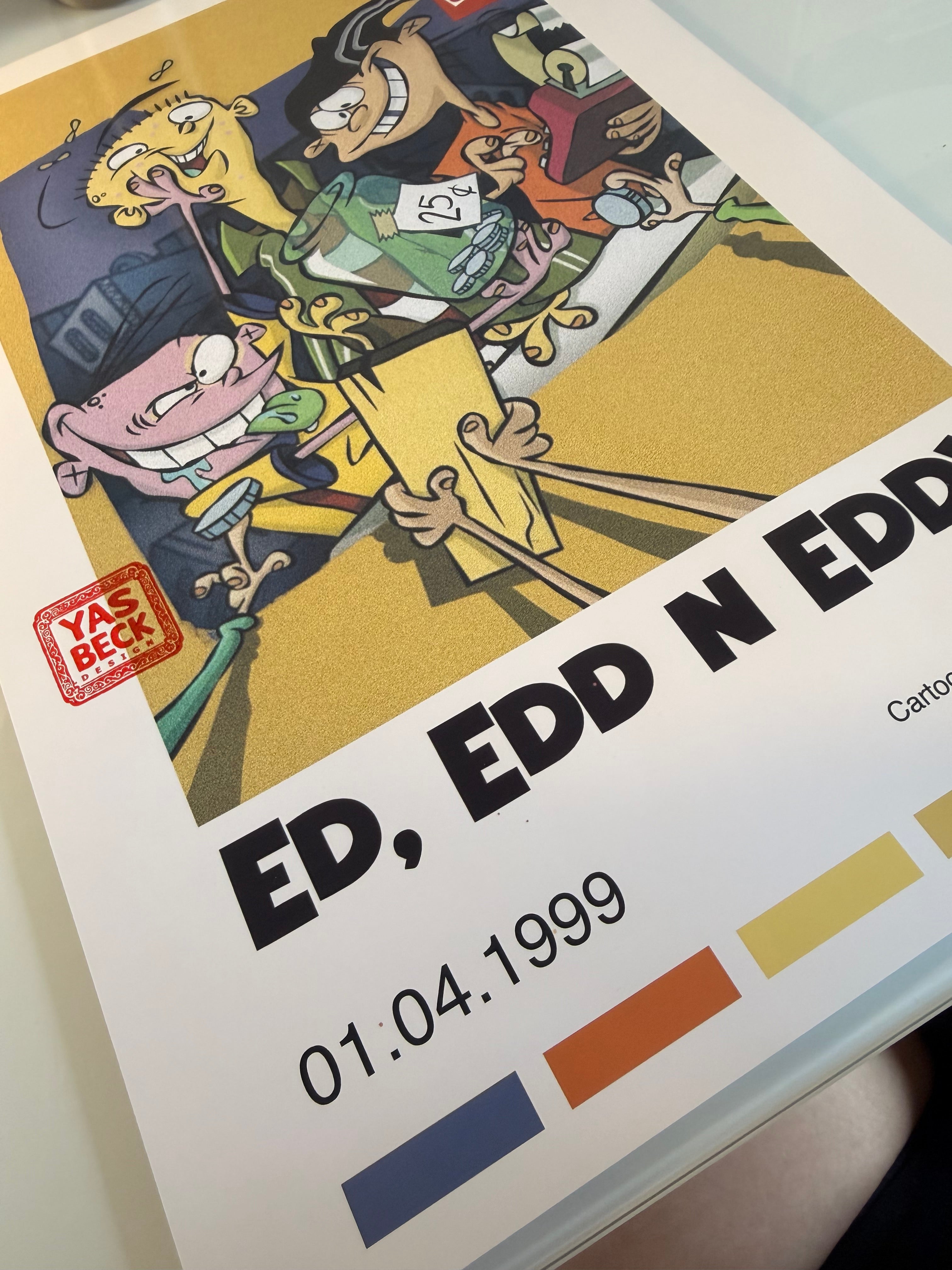 Ed Edd N Eddy Classic Poster | Vintage Cartoon Wall Art in Two Sizes