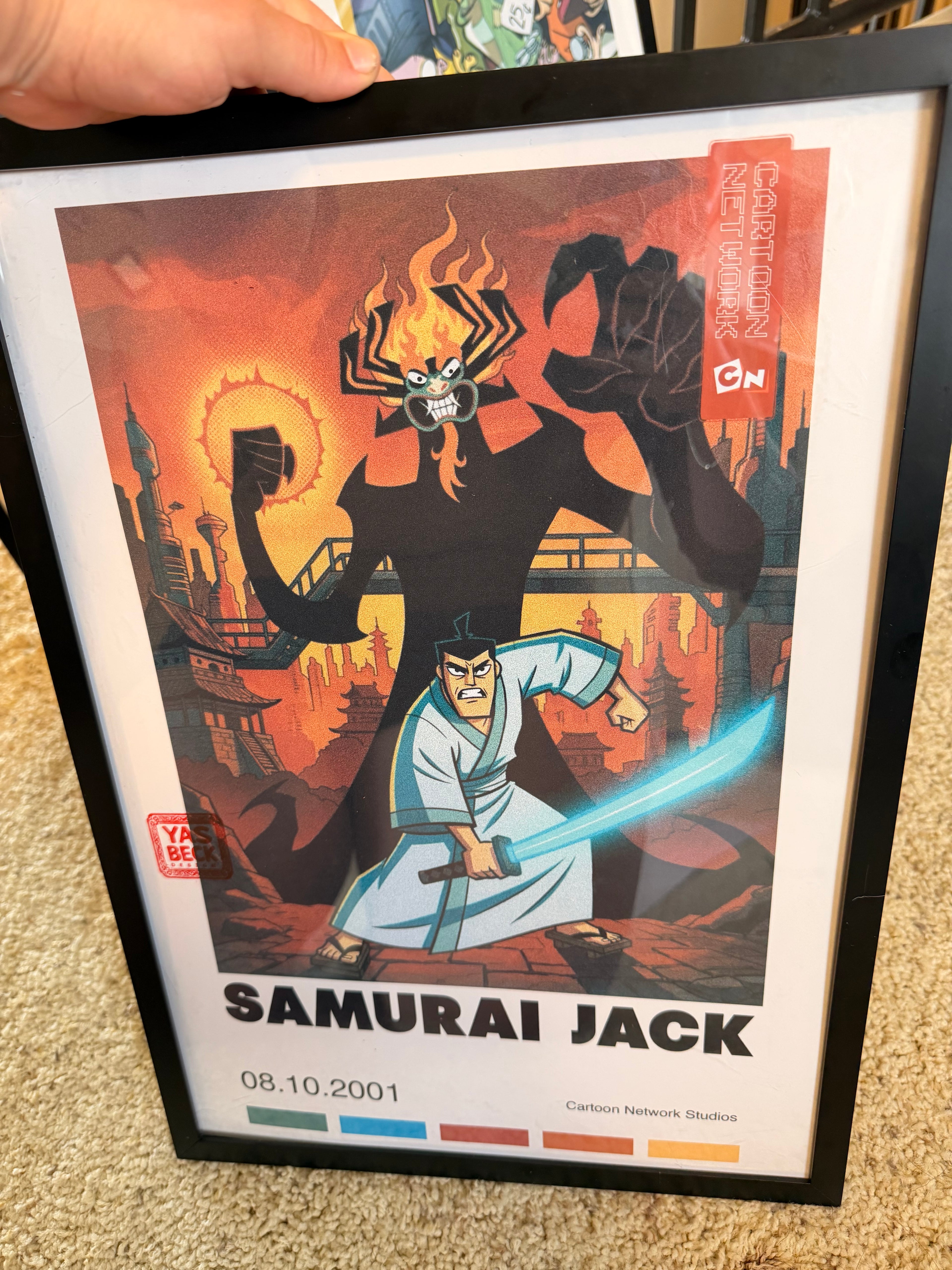 Samurai Jack, Courage Dog, Ed Edd n Eddy Cartoon Posters (Set of 3)