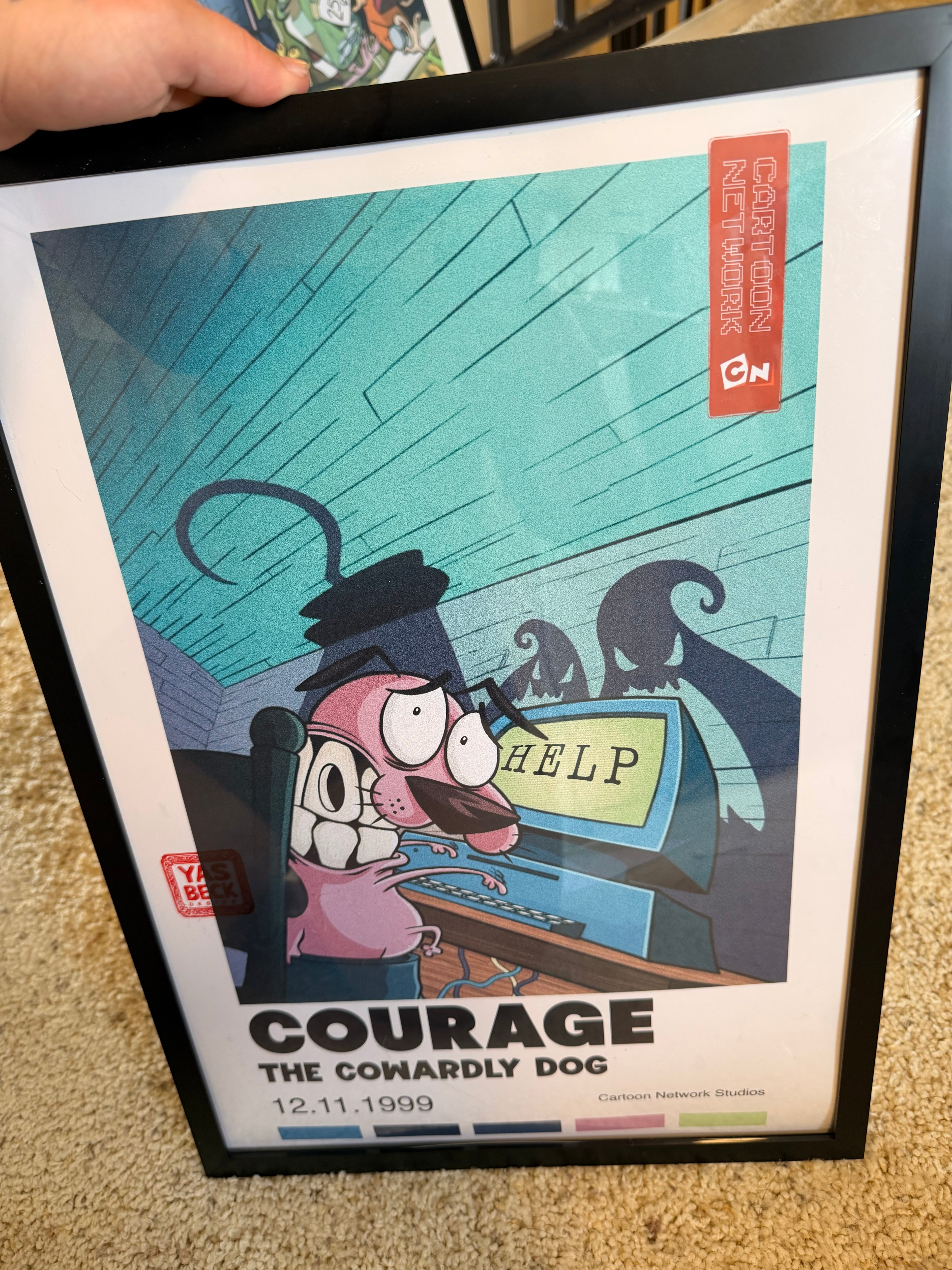 Samurai Jack, Courage Dog, Ed Edd n Eddy Cartoon Posters (Set of 3)