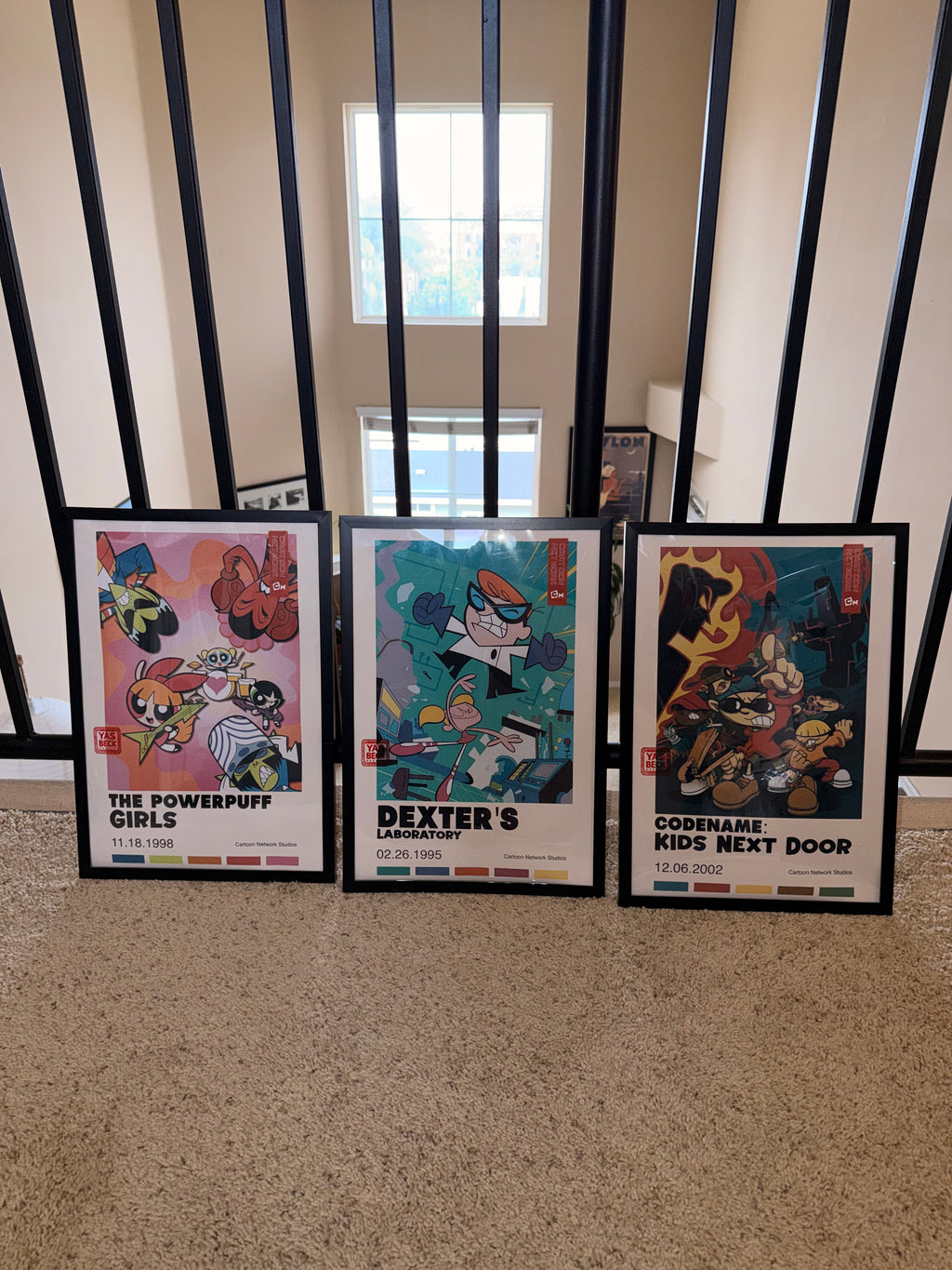 Cartoon Network Poster Set: Powerpuff Girls, Dexter's Lab, Kids Next Door