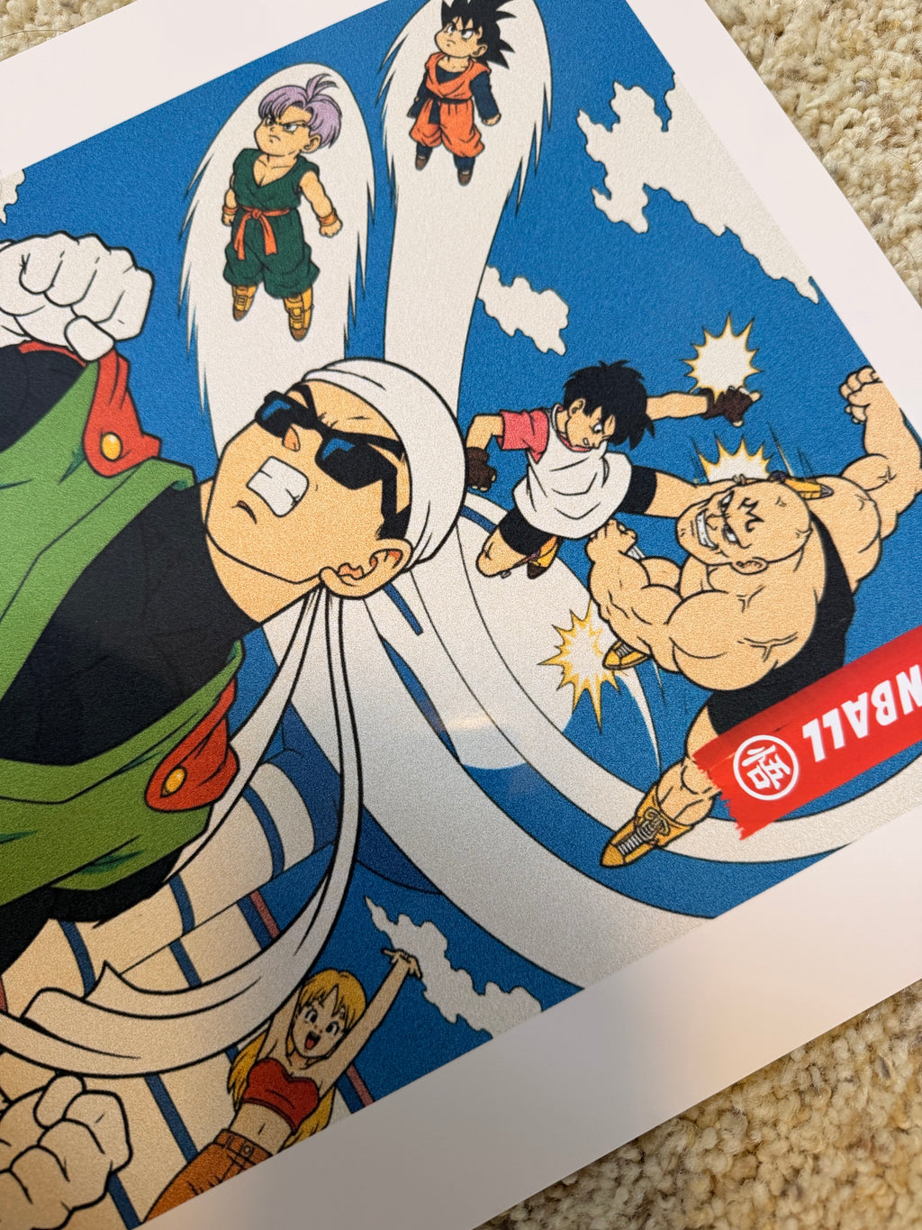 Dragon Ball Z Retro Poster Wall Decor Great Saiyaman