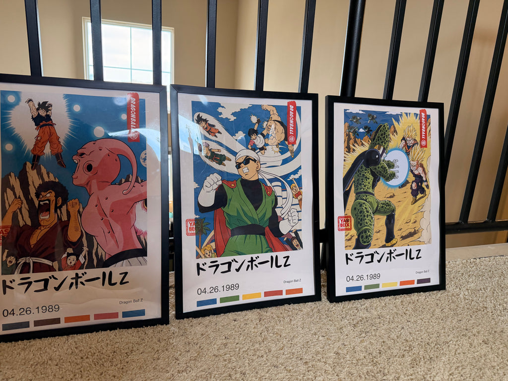 Dragon Ball Z Retro 1989 Poster Set of 3