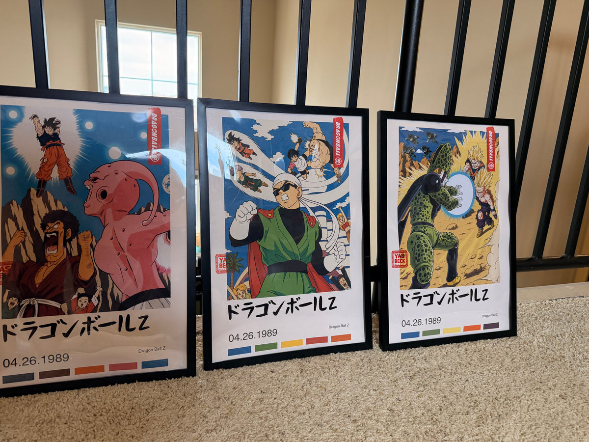 Dragon Ball Z Retro 1989 Poster Set of 3