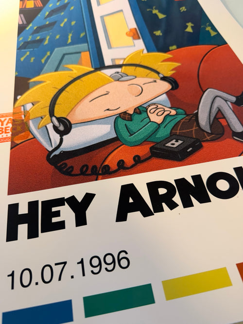 90S Cartoon Decor: Nickelodeon Rugrats, Hey Arnold, and CatDog Art Prints