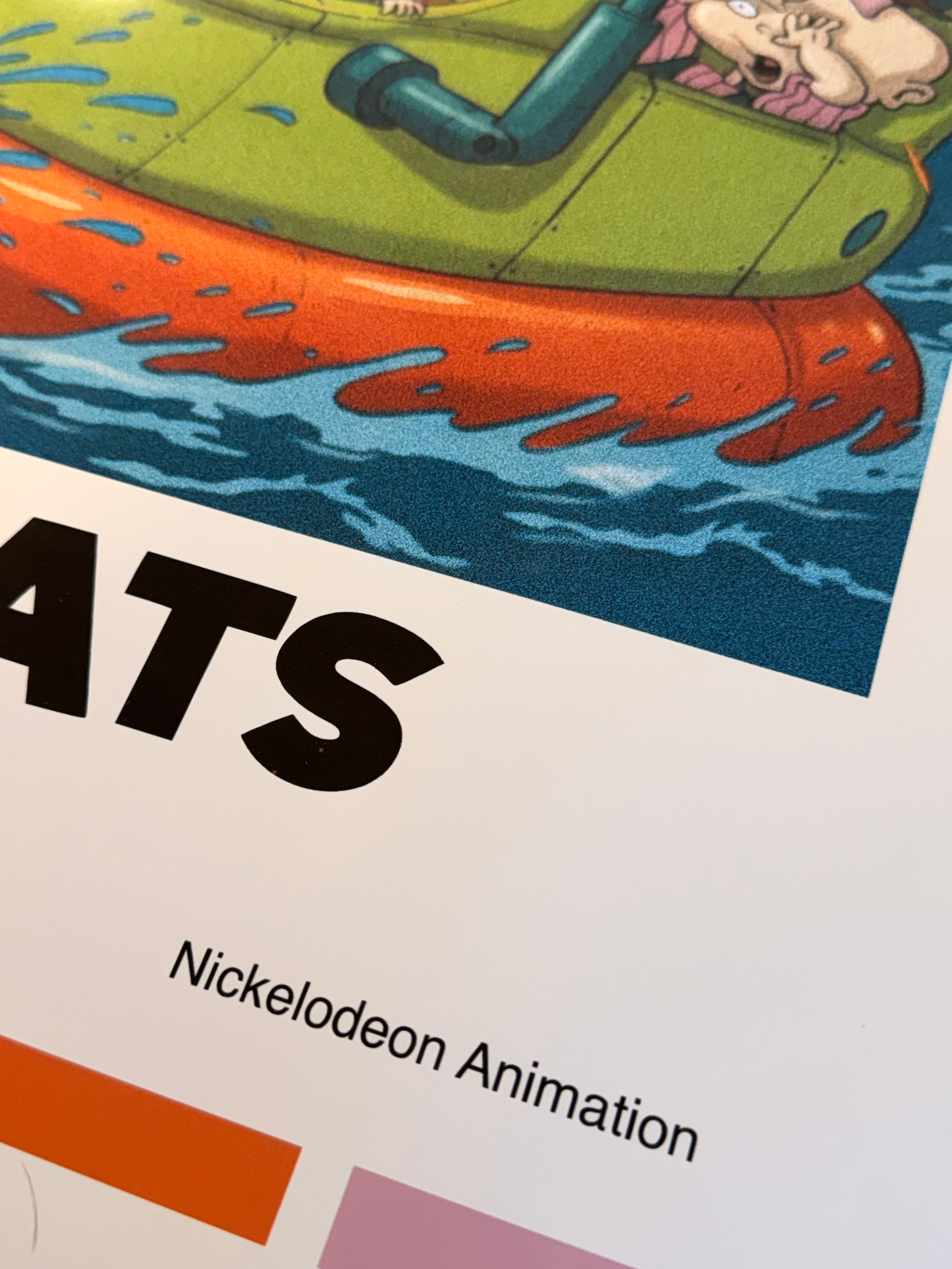 Rugrats Wall Art, Nickelodeon Print in Retro 90s Cartoon Style