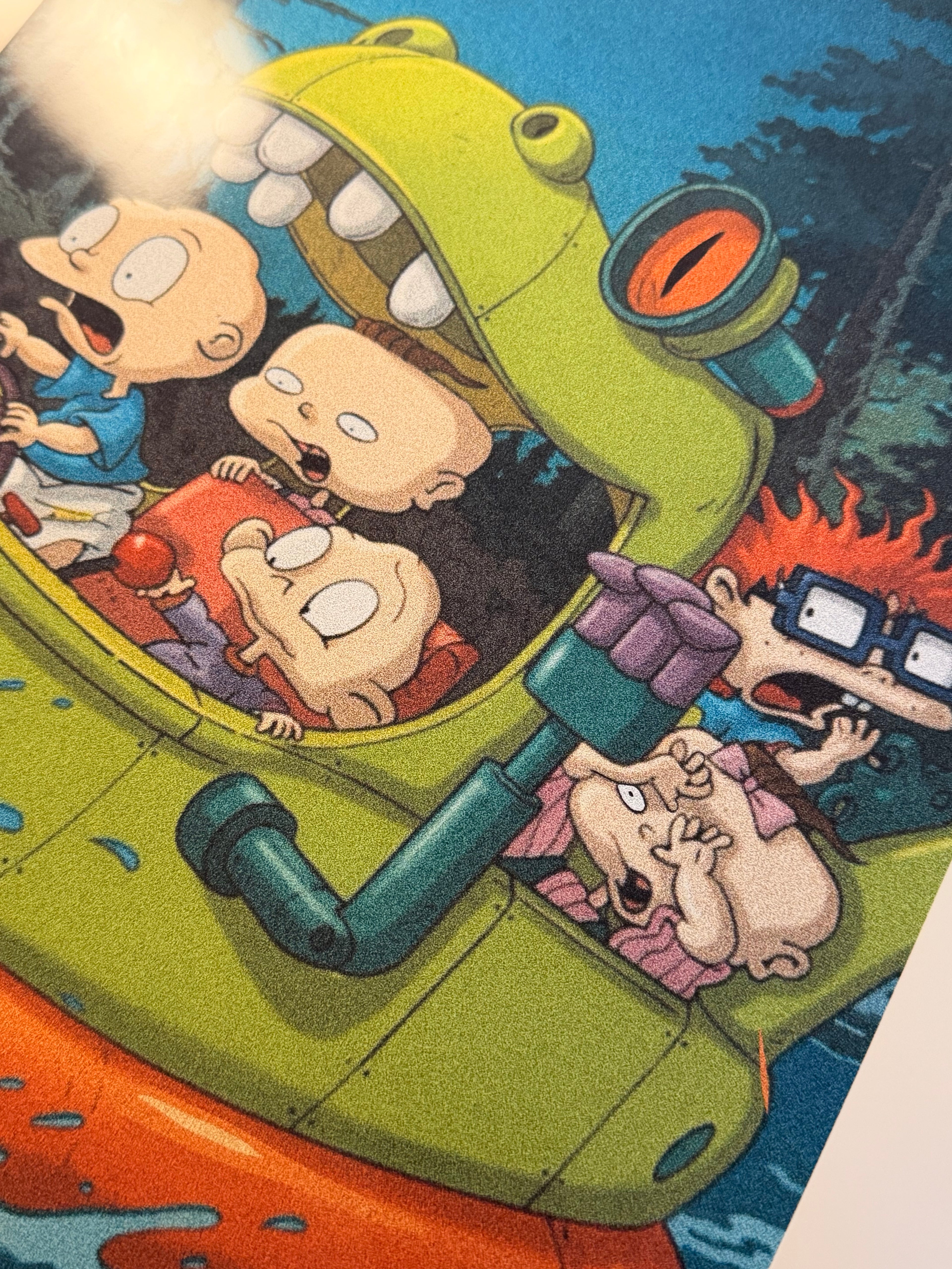 Rugrats Wall Art, Nickelodeon Print in Retro 90s Cartoon Style