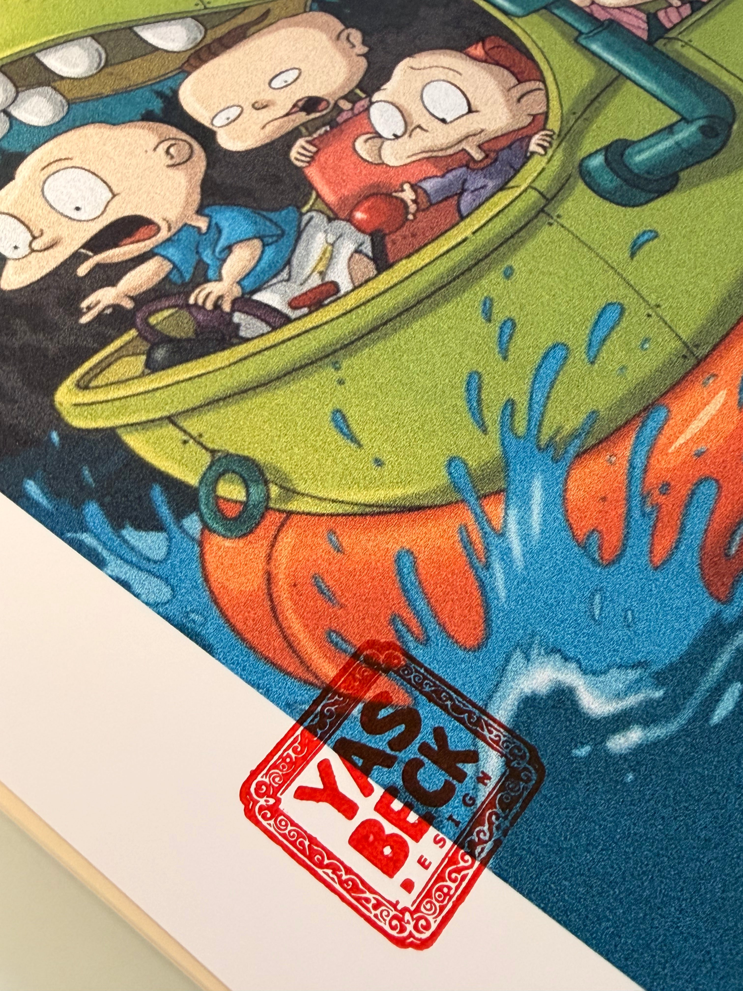 Rugrats Wall Art, Nickelodeon Print in Retro 90s Cartoon Style