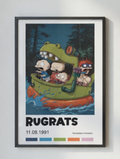 Rugrats Wall Art, Nickelodeon Print in Retro 90s Cartoon Style