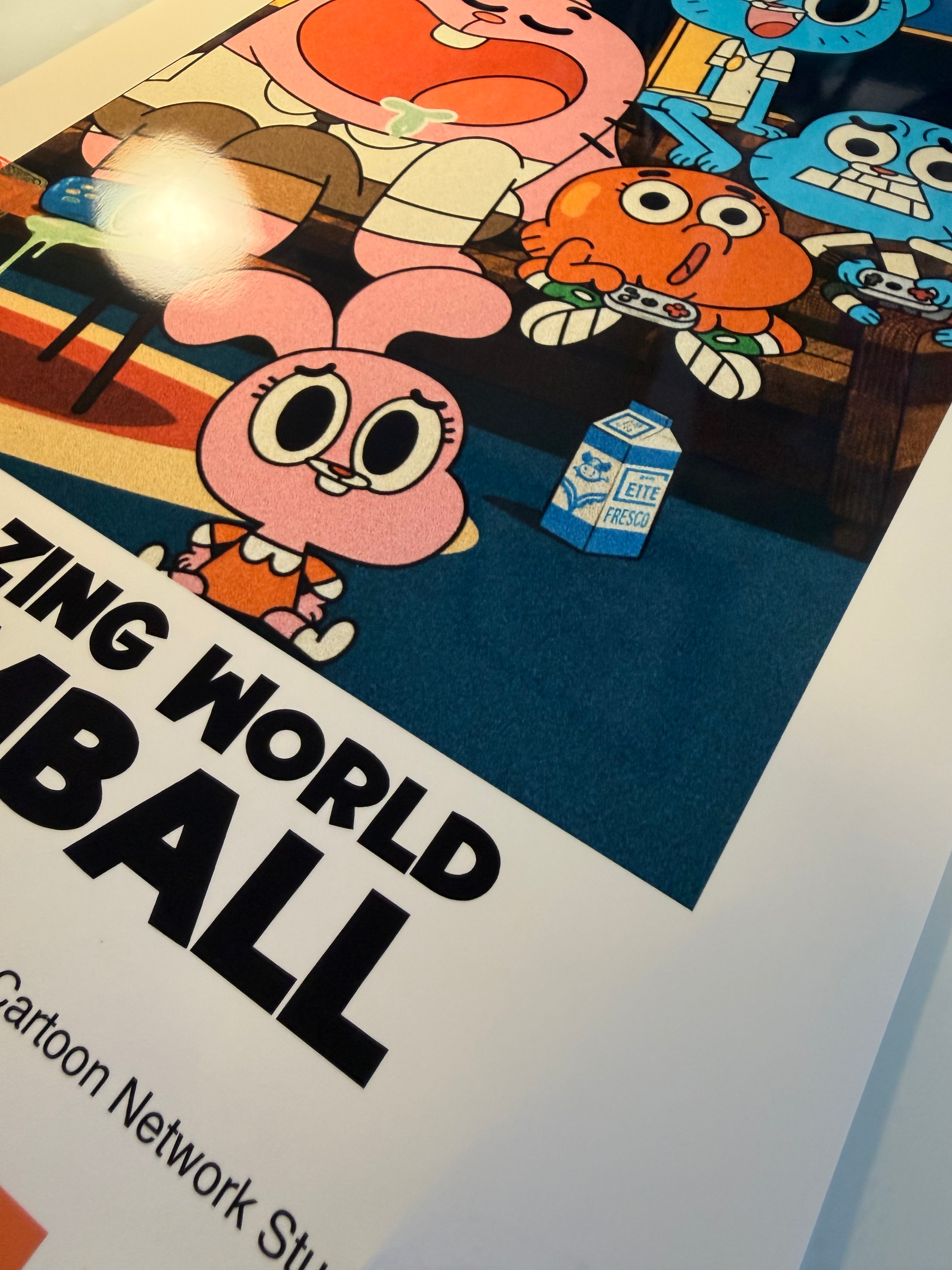 Gumball Wall Art Classic Poster, Vintage Print in Two Sizes