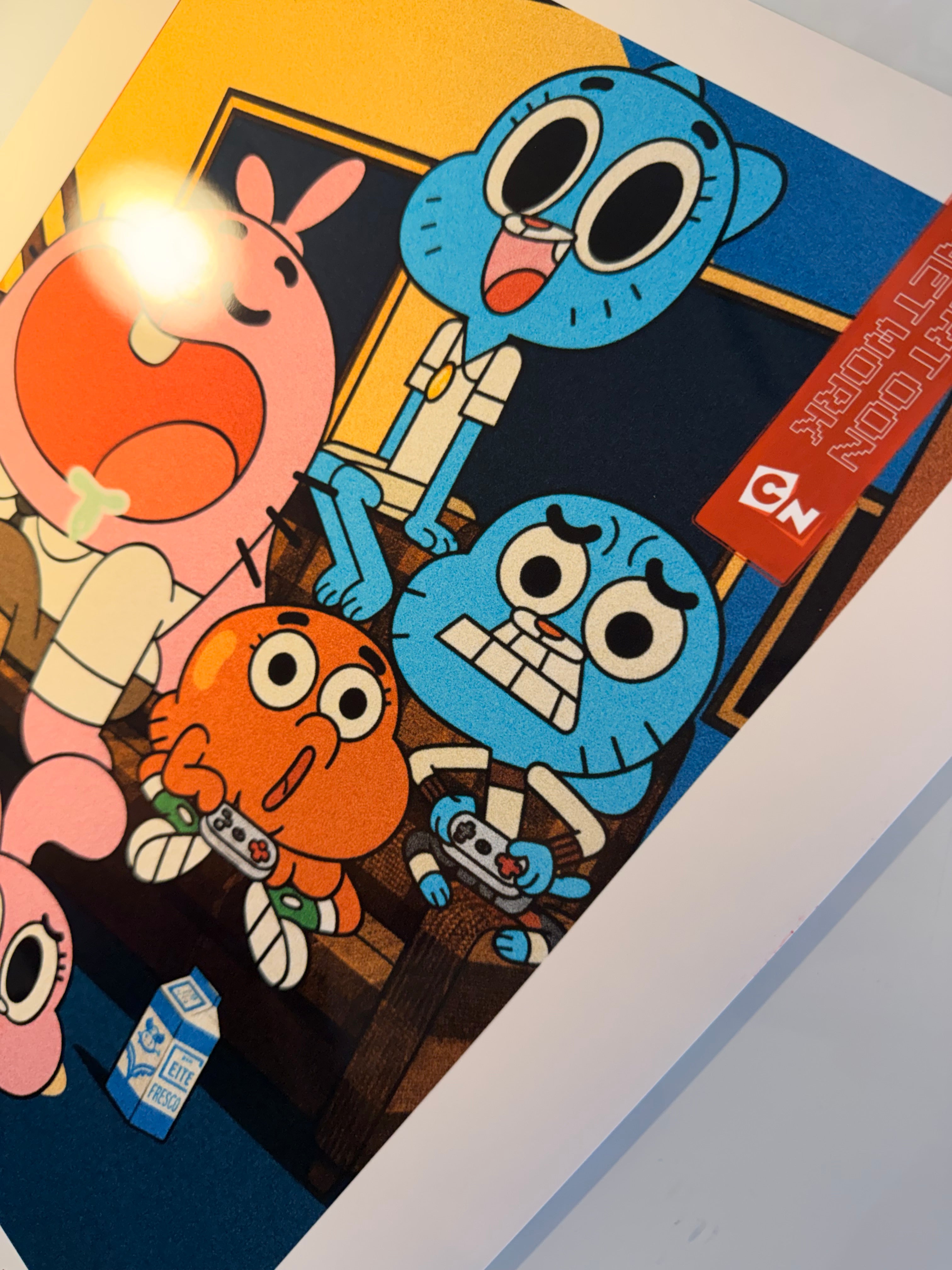 Gumball Wall Art Classic Poster, Vintage Print in Two Sizes