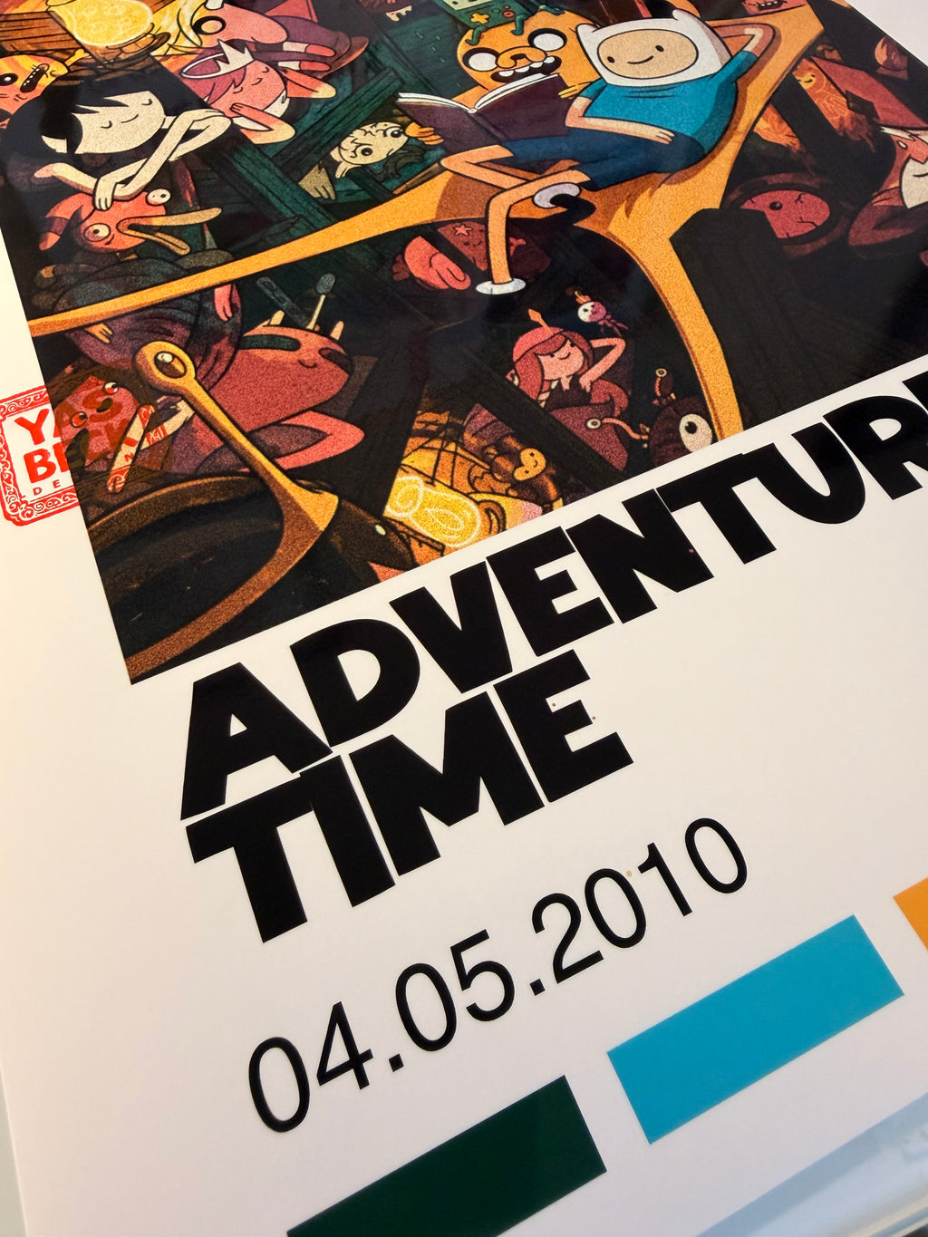 Adventure Time Classic Poster, Finn & Jake Art Print in Two Sizes