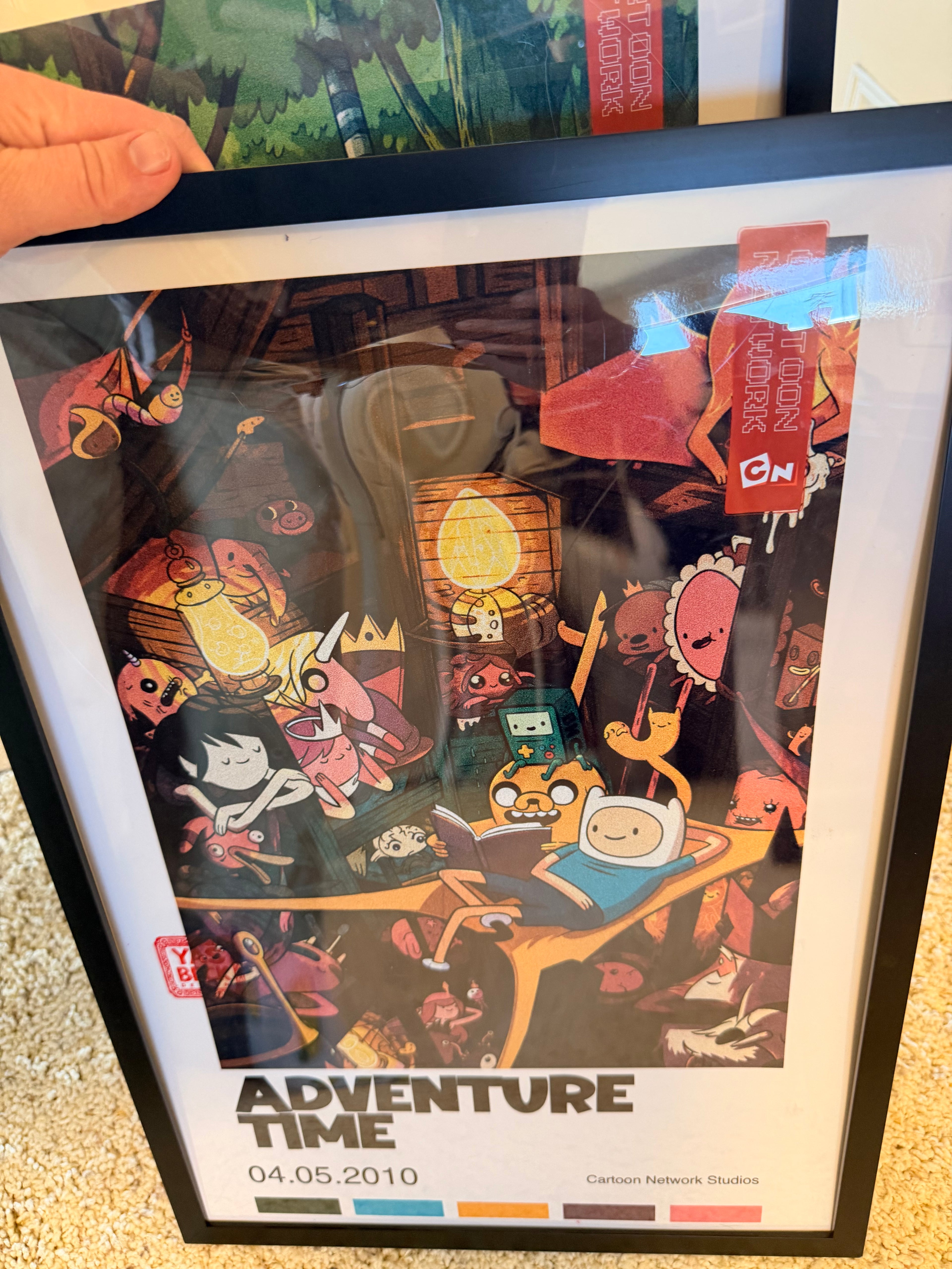 Adventure Time Classic Poster, Finn & Jake Art Print in Two Sizes
