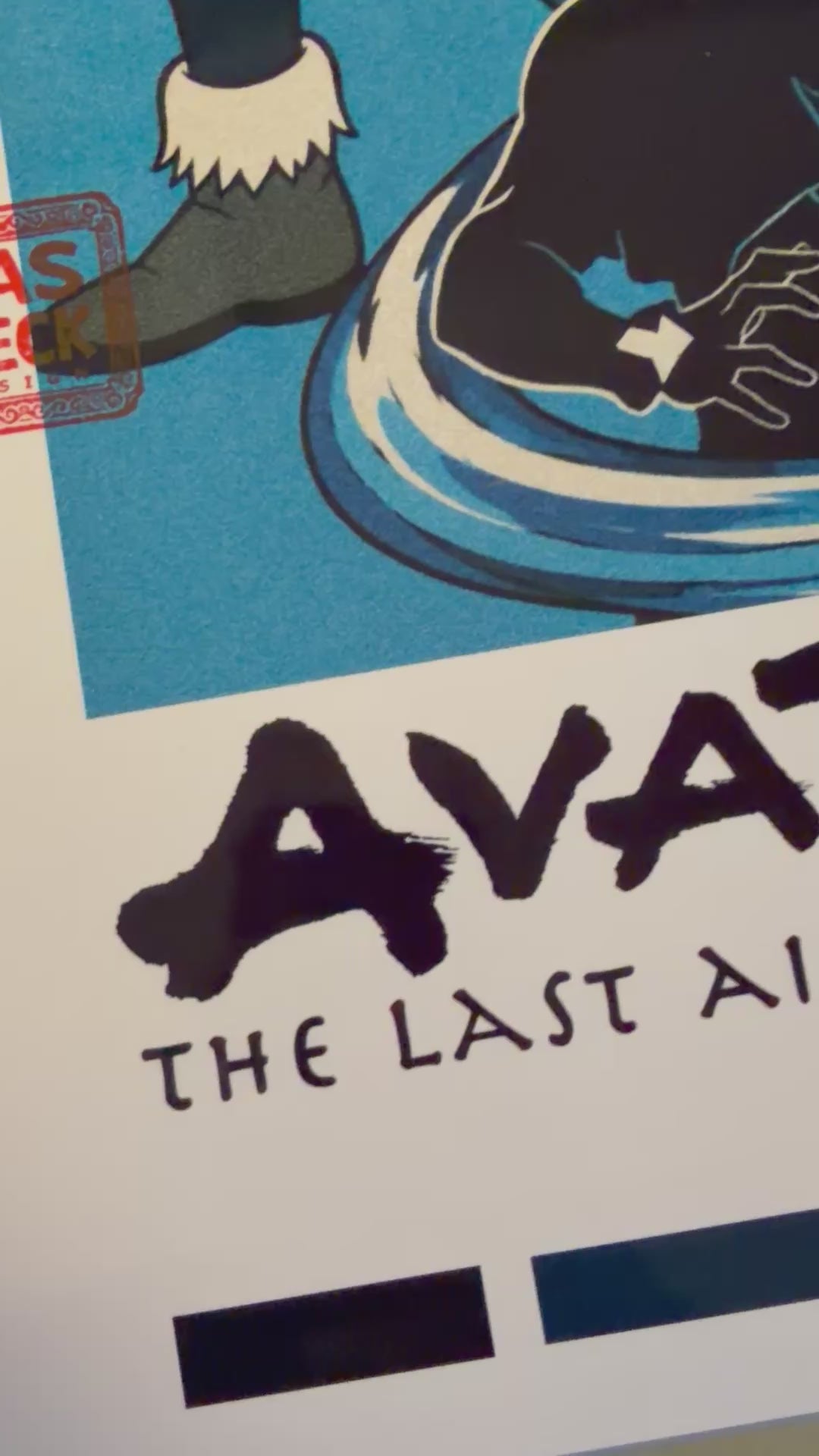 Avatar Poster, The Last Airbender Art Featuring Katara & Aang