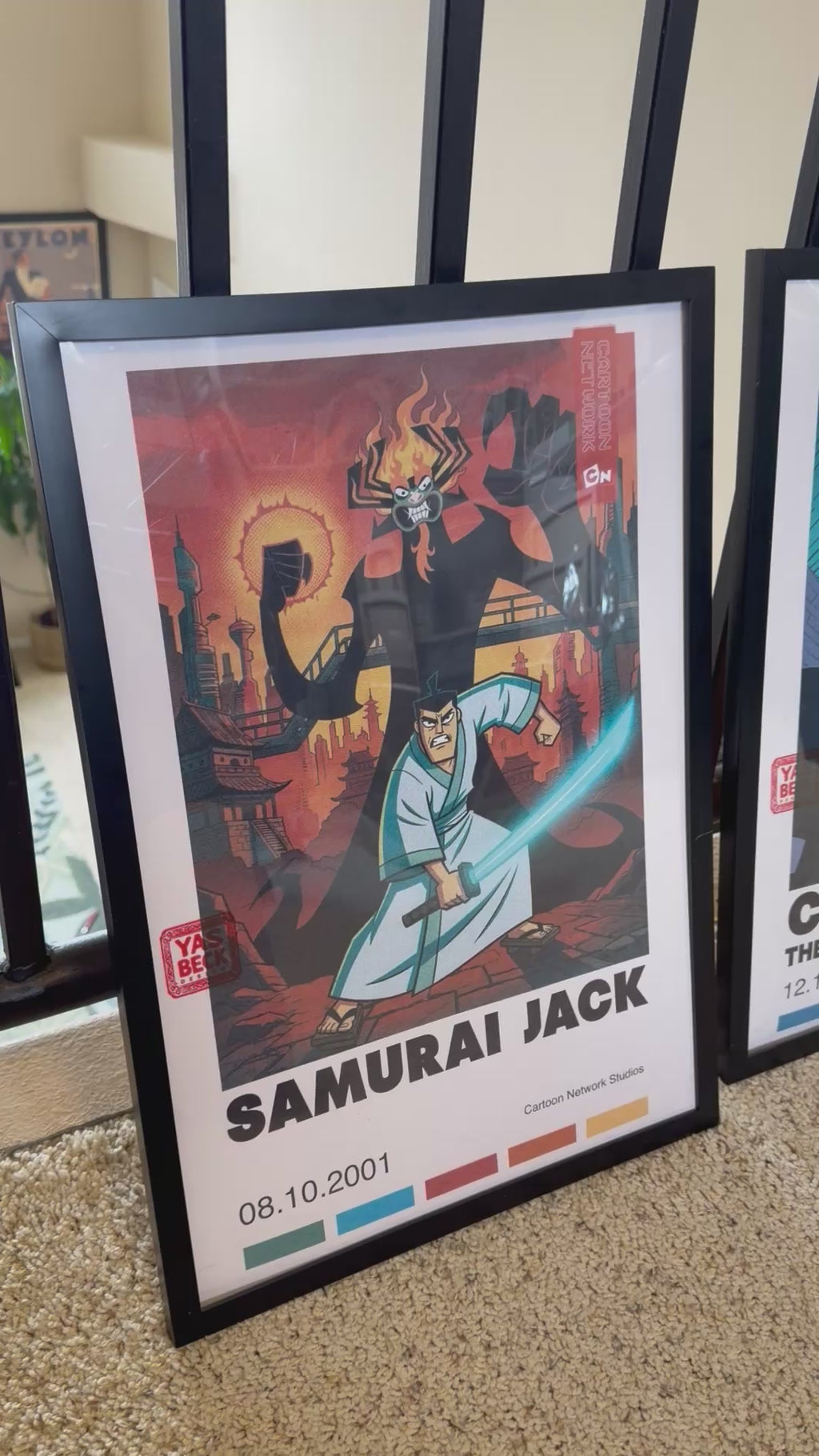 Samurai Jack, Courage Dog, Ed Edd n Eddy Cartoon Posters (Set of 3)
